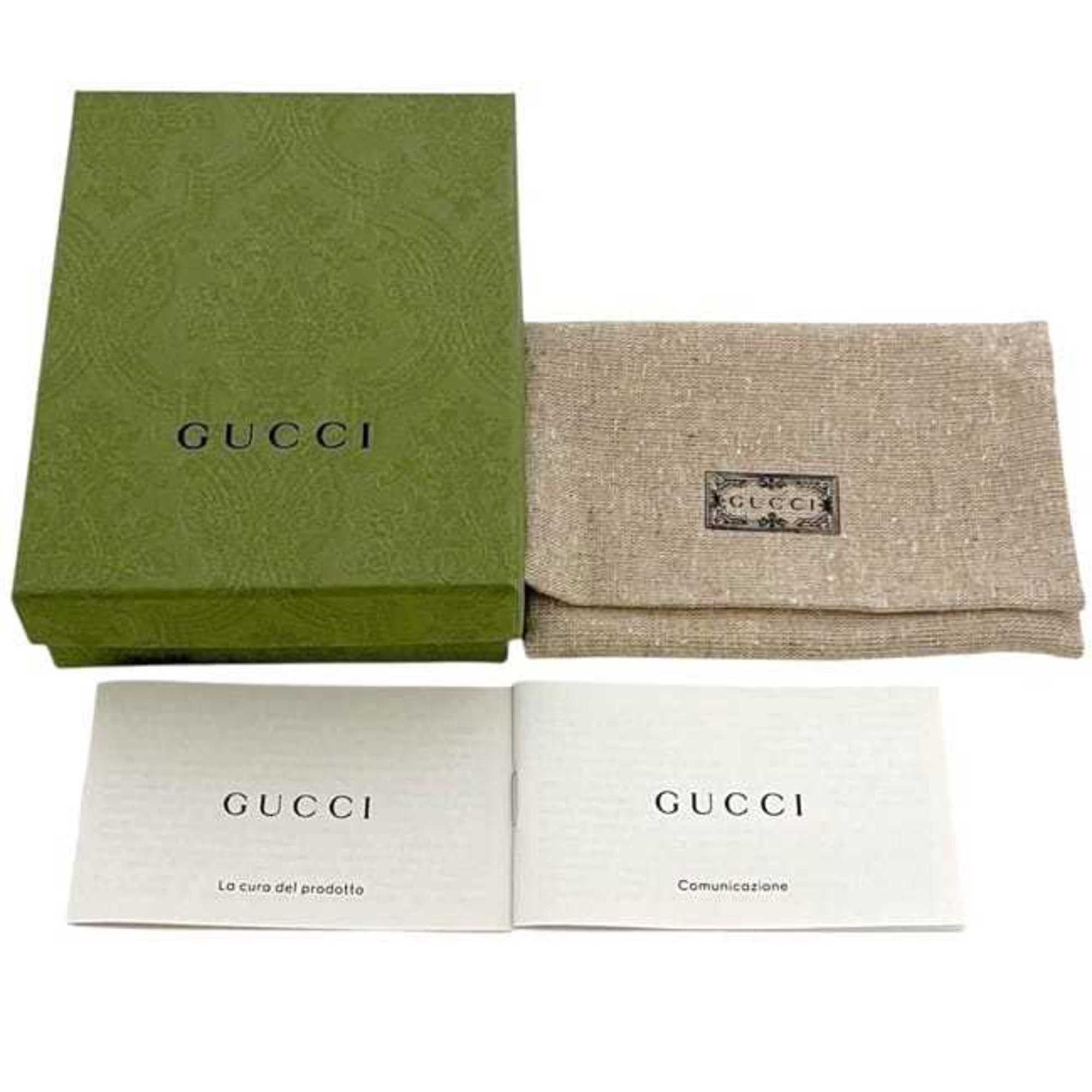 Gucci Gucci Keyring ec-25207 Black Gray Interlocking 701432 PVC Leather 479292 GUCCI GG Key Holder Charm Keychain Bag Men's Women's Size ONE SIZE - 10 Thumbnail