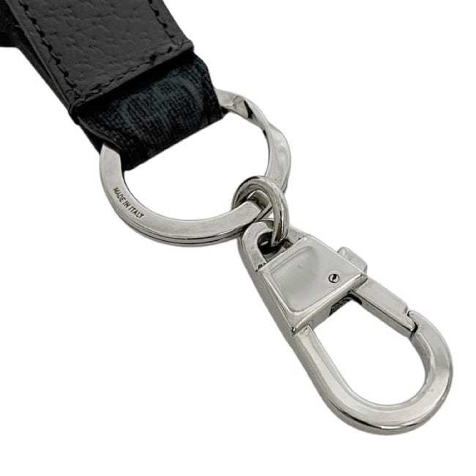 Gucci Gucci Keyring ec-25207 Black Gray Interlocking 701432 PVC Leather 479292 GUCCI GG Key Holder Charm Keychain Bag Men's Women's Size ONE SIZE - 6 Thumbnail