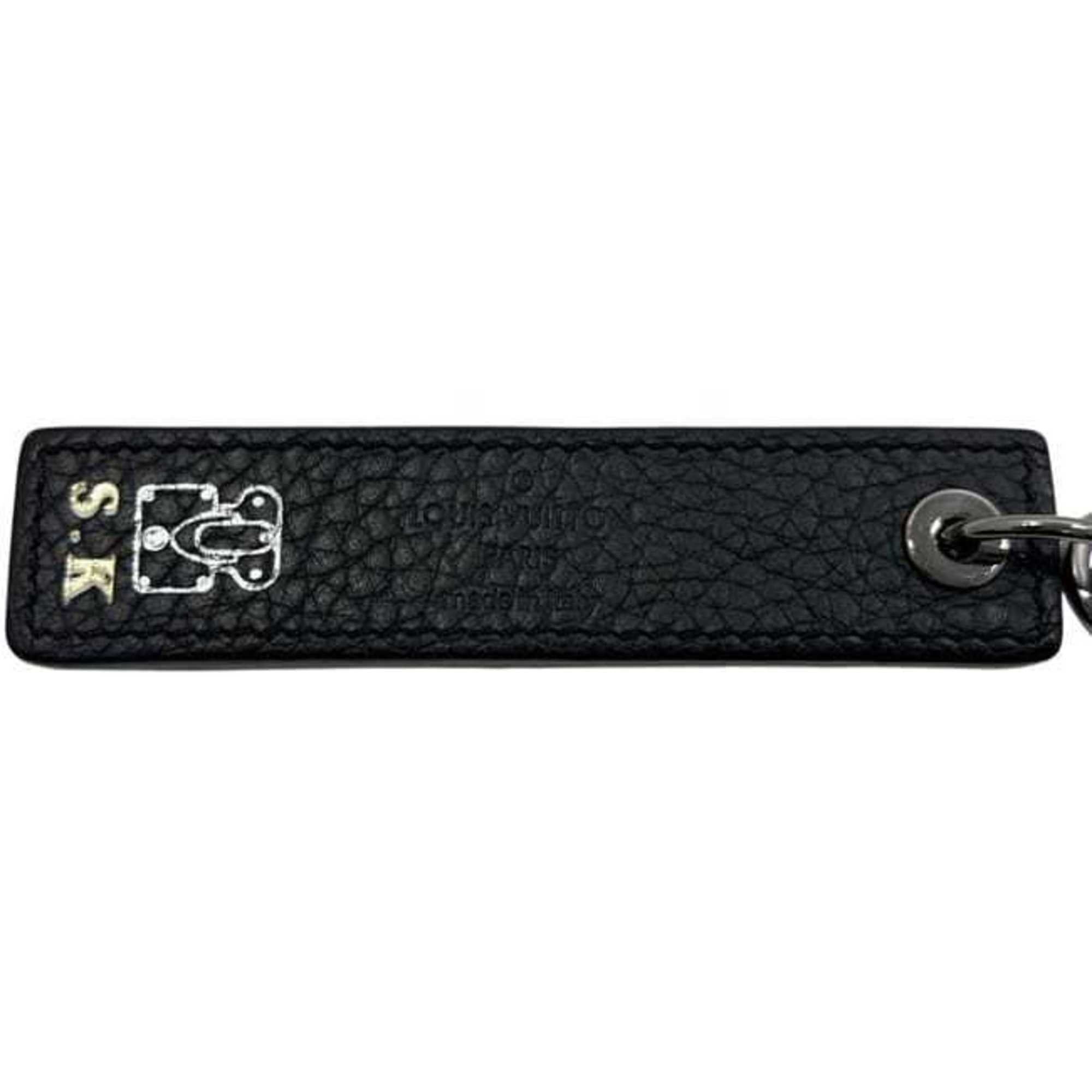 Louis Vuitton Louis Vuitton Portefeuille Tab Keyring ec-25227 Black MP2211 Taurillon Leather FJ1108 LOUIS VUITTON Padlock Motif Ball Chain Tag Bag Charm Men's Women's Size ONE SIZE - 5 Thumbnail