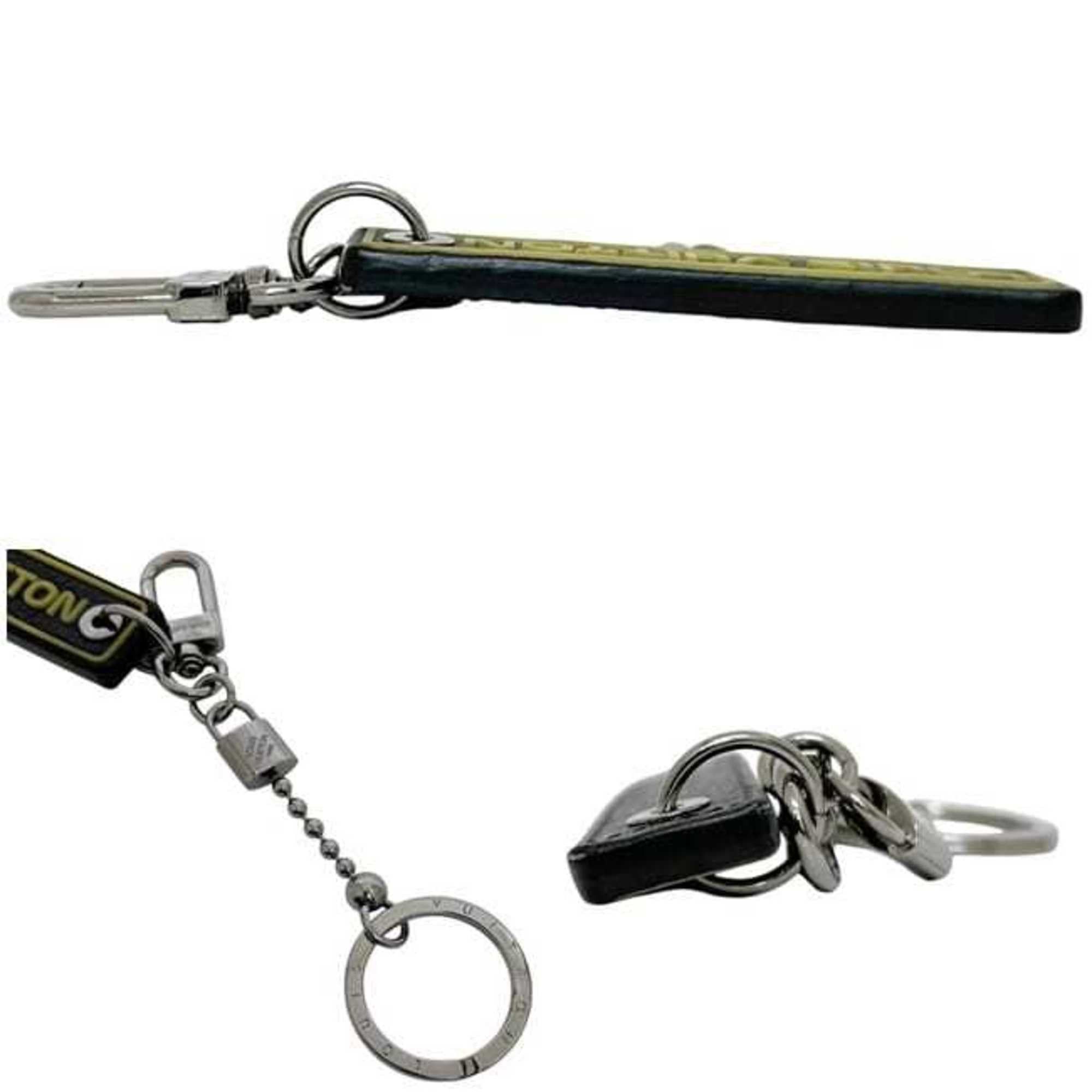 Louis Vuitton Louis Vuitton Portefeuille Tab Keyring ec-25227 Black MP2211 Taurillon Leather FJ1108 LOUIS VUITTON Padlock Motif Ball Chain Tag Bag Charm Men's Women's Size ONE SIZE - 4 Thumbnail