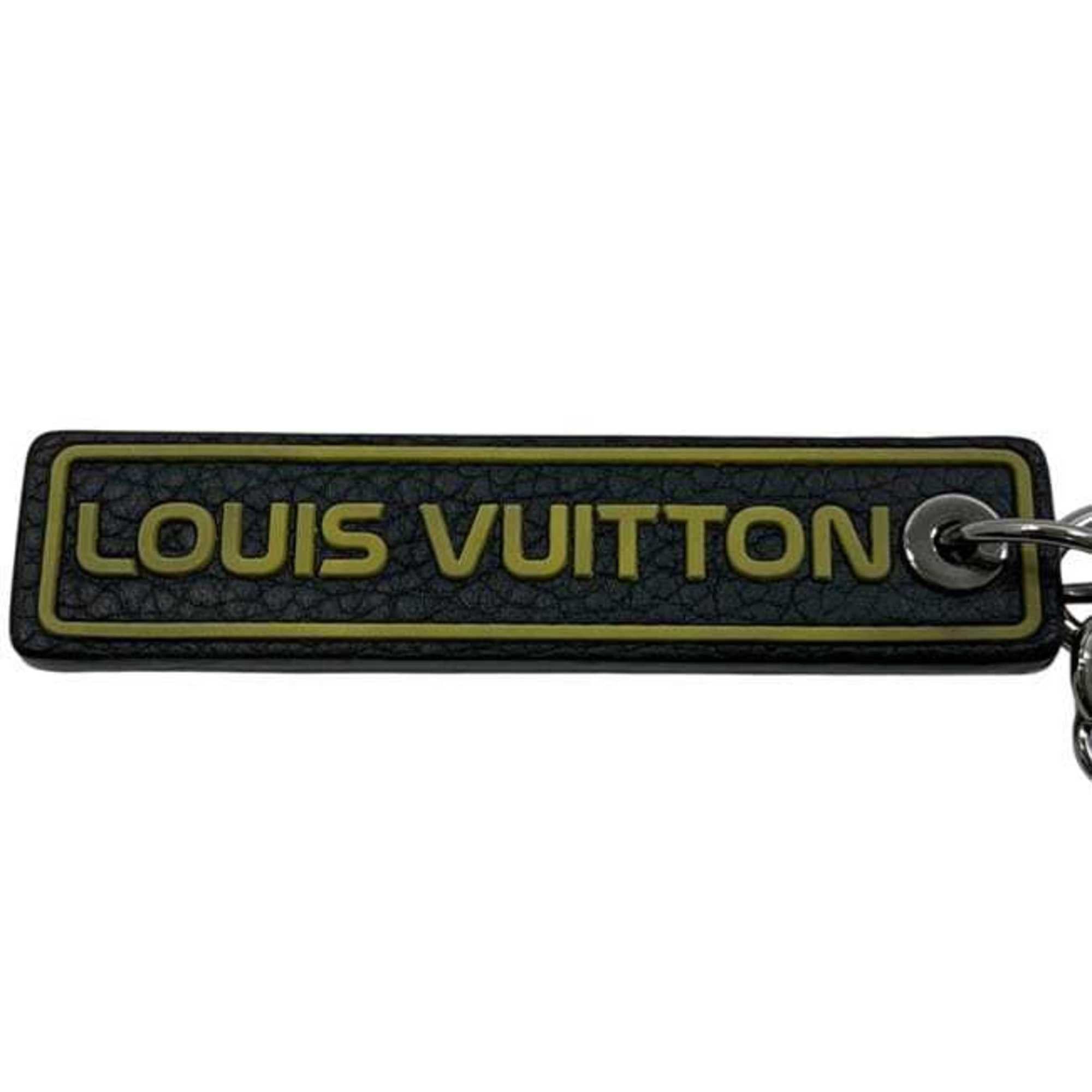 Louis Vuitton Louis Vuitton Portefeuille Tab Keyring ec-25227 Black MP2211 Taurillon Leather FJ1108 LOUIS VUITTON Padlock Motif Ball Chain Tag Bag Charm Men's Women's Size ONE SIZE - 6 Thumbnail