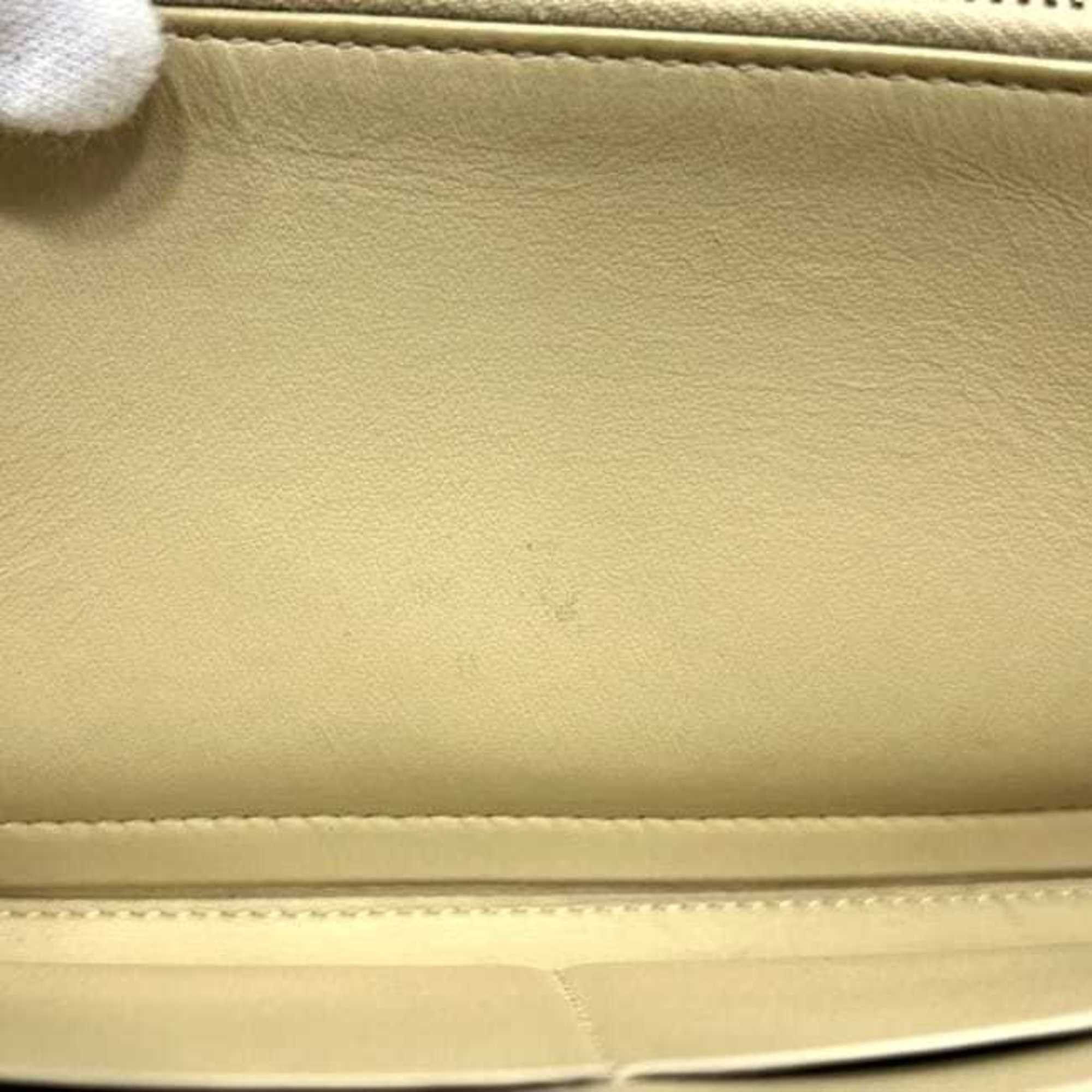 Bottega Veneta Bottega Veneta Round Long Wallet ec-25205 Beige Intrecciato Leather A00162436V BOTTEGA VENETA Women's Men's Size ONE SIZE - 5 Thumbnail