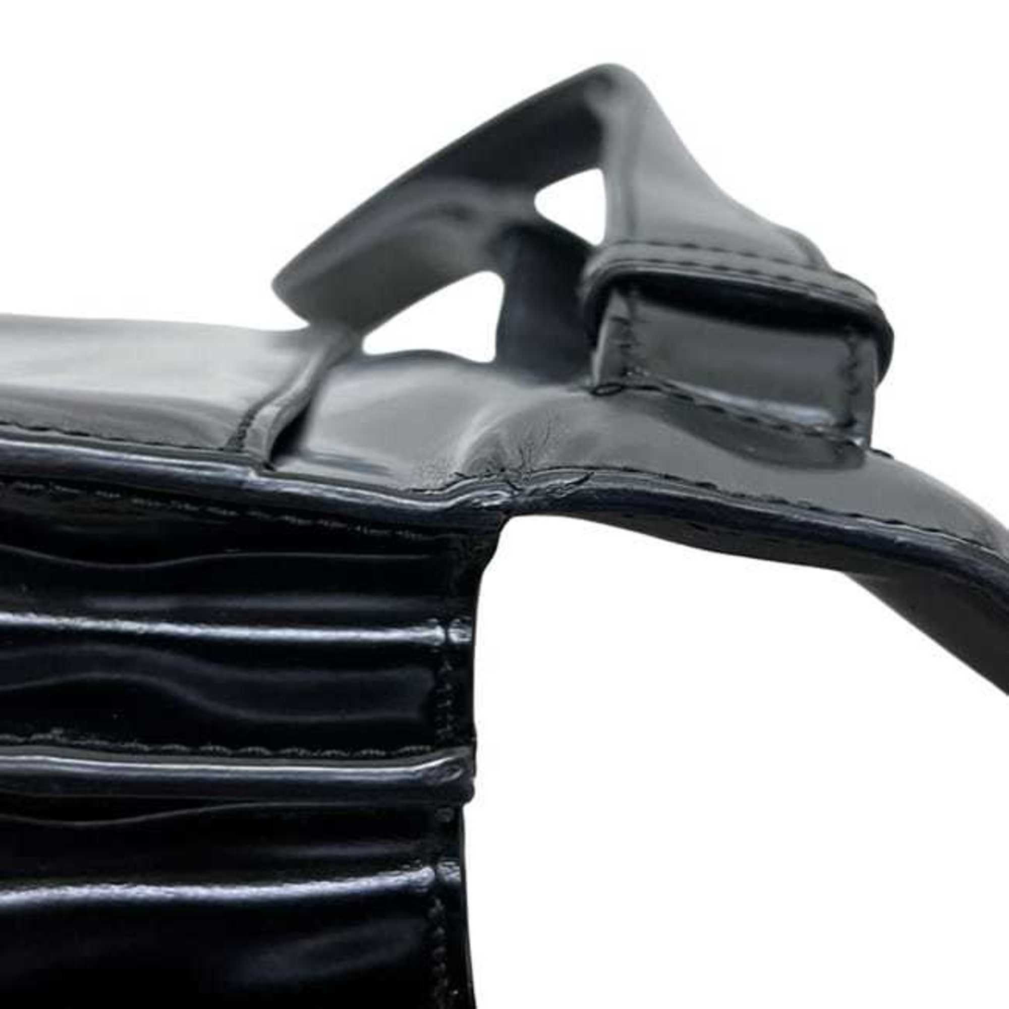 Prada Prada 2-way bag f-25188 Black NERO SPAZZOLATO 1BD321 Leather 25 H PRADA Shoulder Crossbody Flap Triangle Women's Size ONE SIZE - 11 Thumbnail