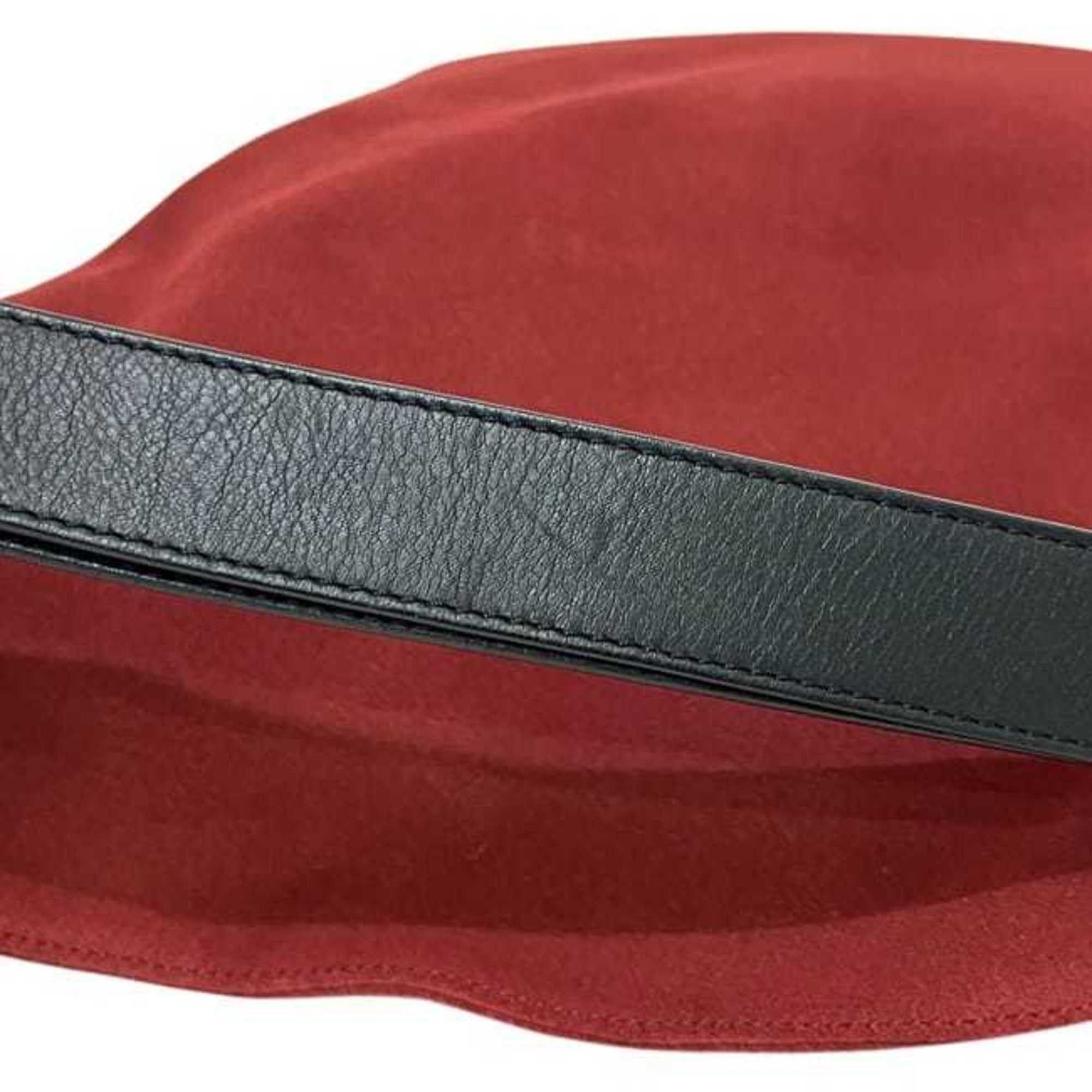 Loewe Loewe Flamenco Knot Tote Bag F-25195 Red Anagram - Suede Leather 061507 LOEWE Black Crossbody Shoulder Women's Men's Size ONE SIZE - 9 Thumbnail