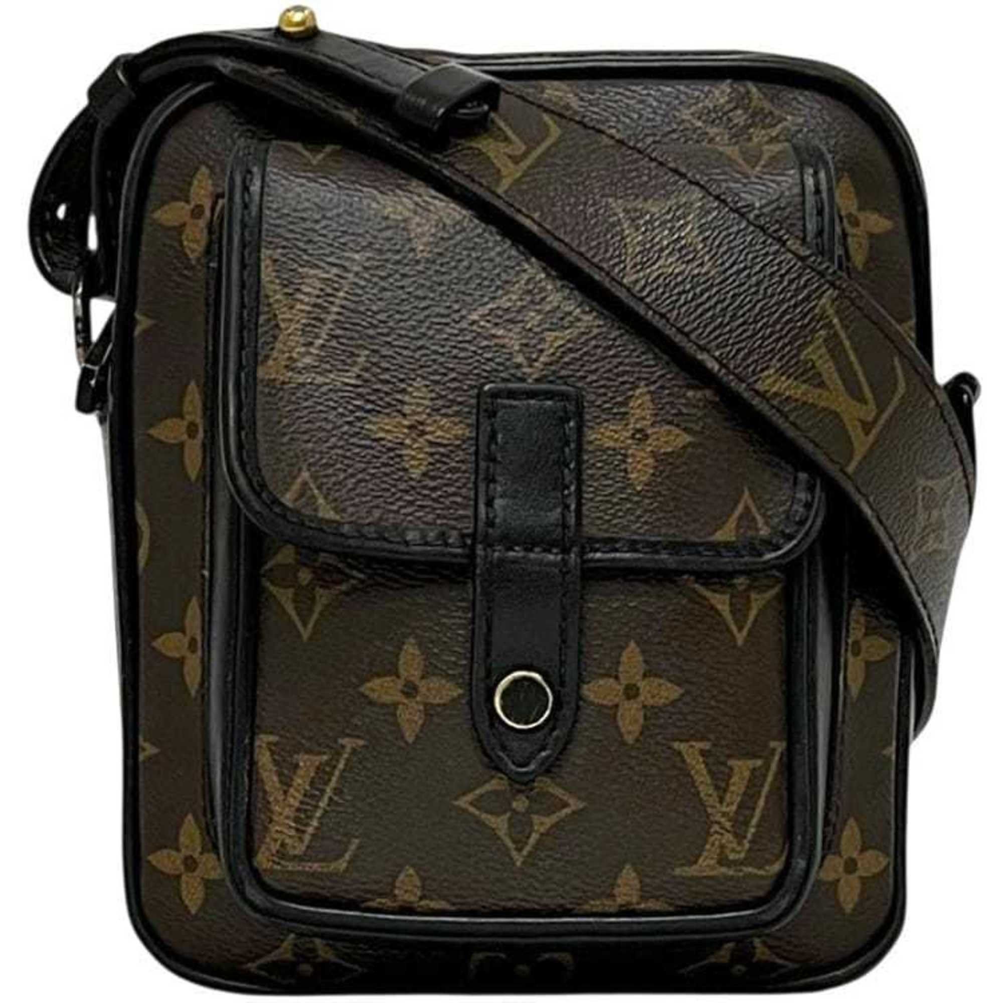 Louis Vuitton Louis Vuitton Christopher Wearlove Shoulder Bag F-25219 Brown Black Monogram M69404 Crossbody Canvas Leather MI0211 LOUIS VUITTON Pouch Size ONE SIZE - 2 Thumbnail
