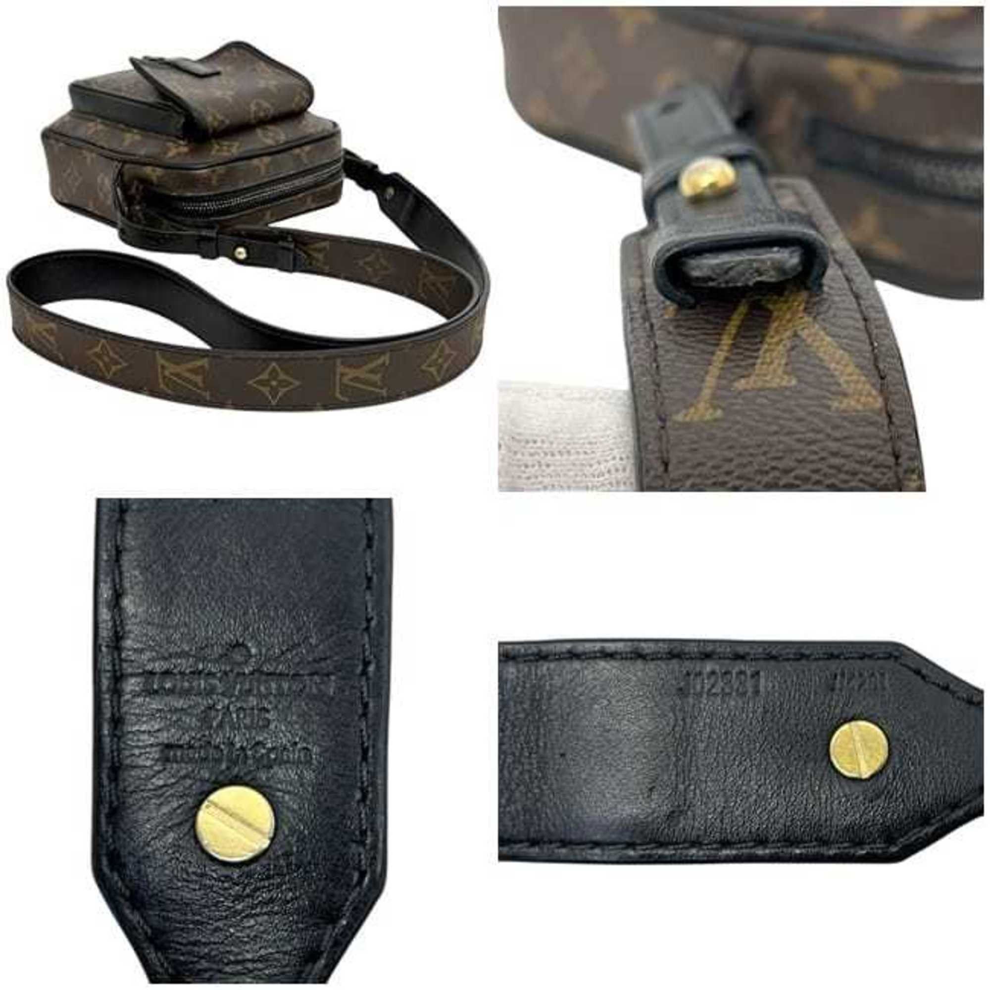 Louis Vuitton Louis Vuitton Christopher Wearlove Shoulder Bag F-25219 Brown Black Monogram M69404 Crossbody Canvas Leather MI0211 LOUIS VUITTON Pouch Size ONE SIZE - 11 Thumbnail