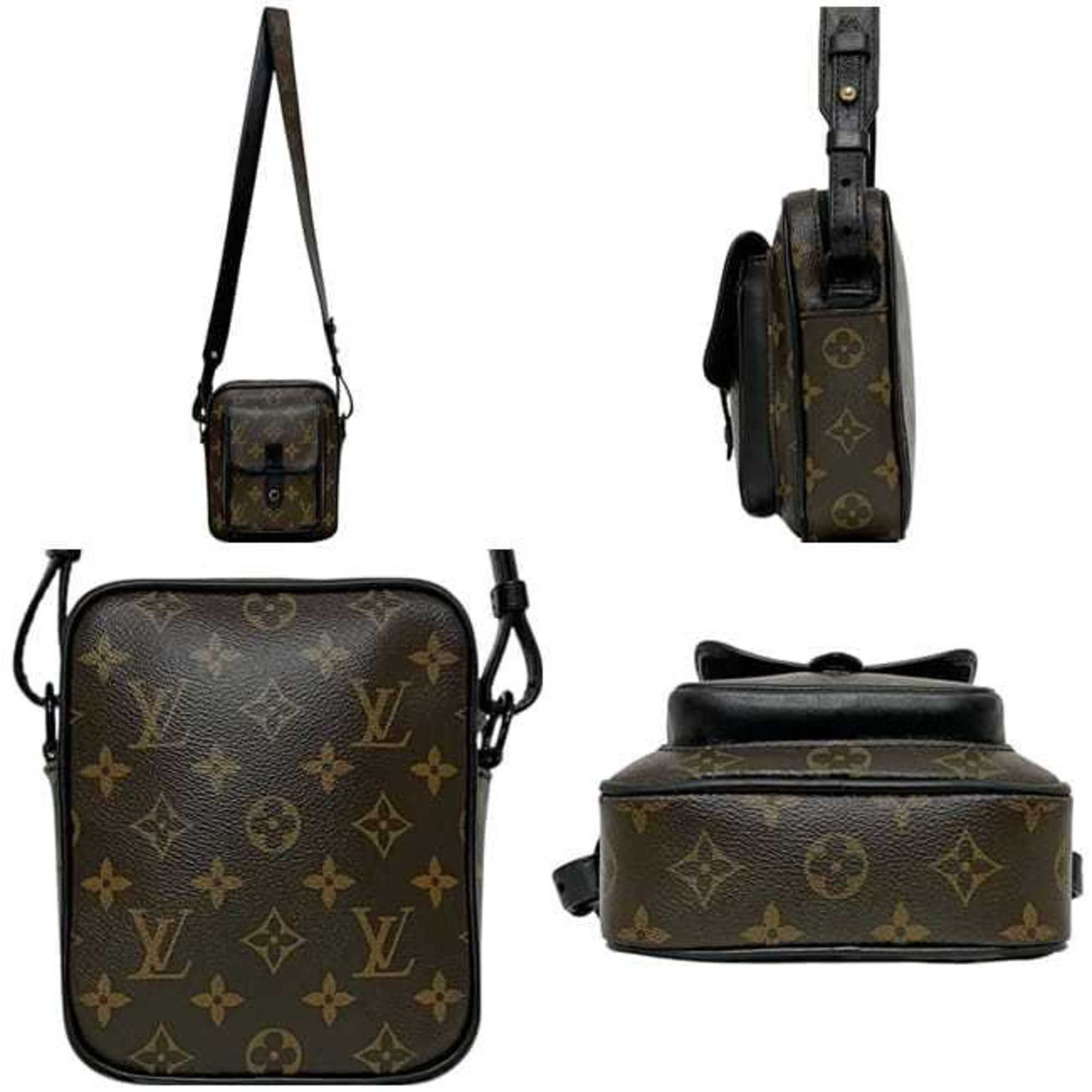 Louis Vuitton Louis Vuitton Christopher Wearlove Shoulder Bag F-25219 Brown Black Monogram M69404 Crossbody Canvas Leather MI0211 LOUIS VUITTON Pouch Size ONE SIZE - 3 Thumbnail