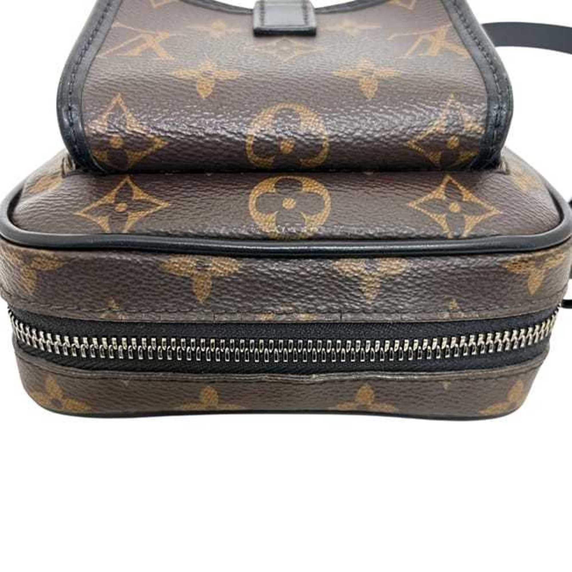Louis Vuitton Louis Vuitton Christopher Wearlove Shoulder Bag F-25219 Brown Black Monogram M69404 Crossbody Canvas Leather MI0211 LOUIS VUITTON Pouch Size ONE SIZE - 10 Thumbnail