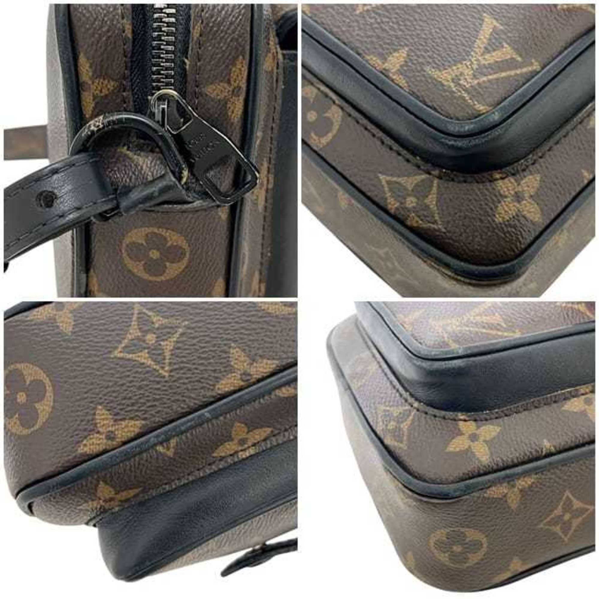 Louis Vuitton Louis Vuitton Christopher Wearlove Shoulder Bag F-25219 Brown Black Monogram M69404 Crossbody Canvas Leather MI0211 LOUIS VUITTON Pouch Size ONE SIZE - 7 Thumbnail
