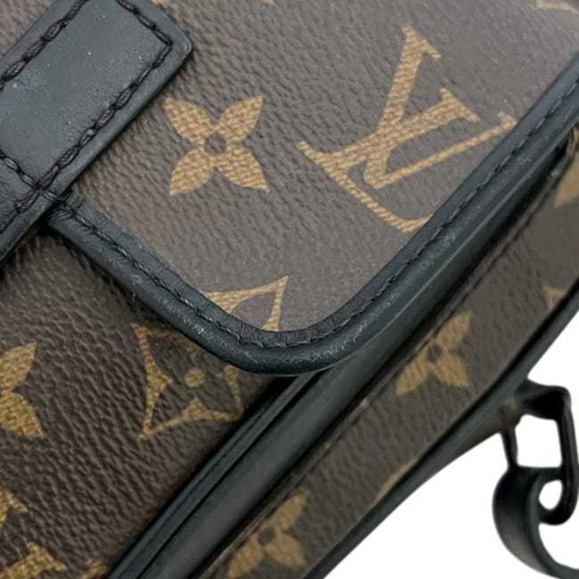 Louis Vuitton Louis Vuitton Christopher Wearlove Shoulder Bag F-25219 Brown Black Monogram M69404 Crossbody Canvas Leather MI0211 LOUIS VUITTON Pouch Size ONE SIZE - 9 Thumbnail