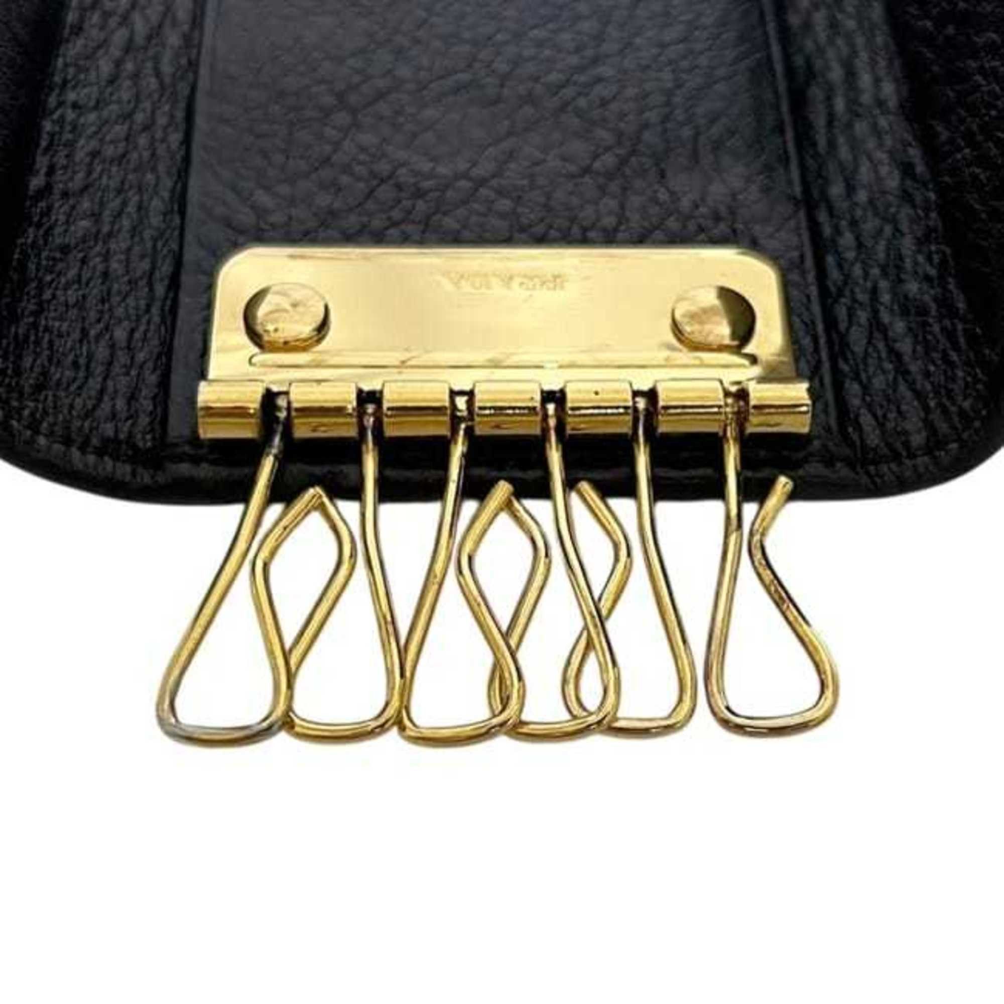 Prada Prada 6-Key Case ec-25203 Black NERO 1PG222 Leather 62 E PRADA Key Holder Men's Women's 6 Size ONE SIZE - 9 Thumbnail