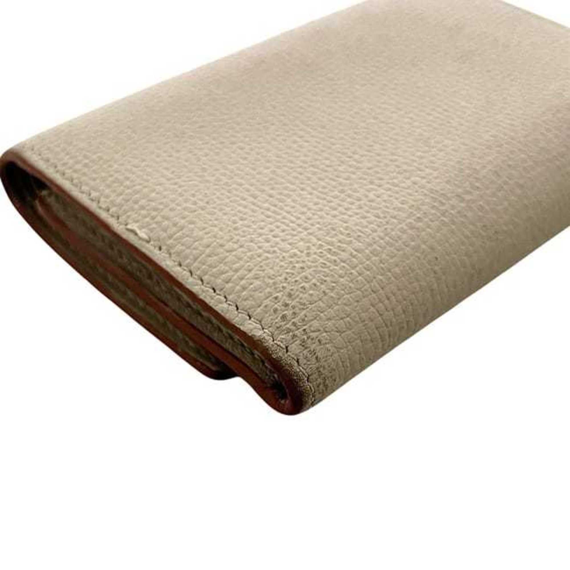 Loewe Loewe Tri-fold Wallet Vertical ec-25265 Beige Anagram C821S33X07 Leather 262113 LOEWE Compact Folding Grain Women's Men's Size ONE SIZE - 11 Thumbnail