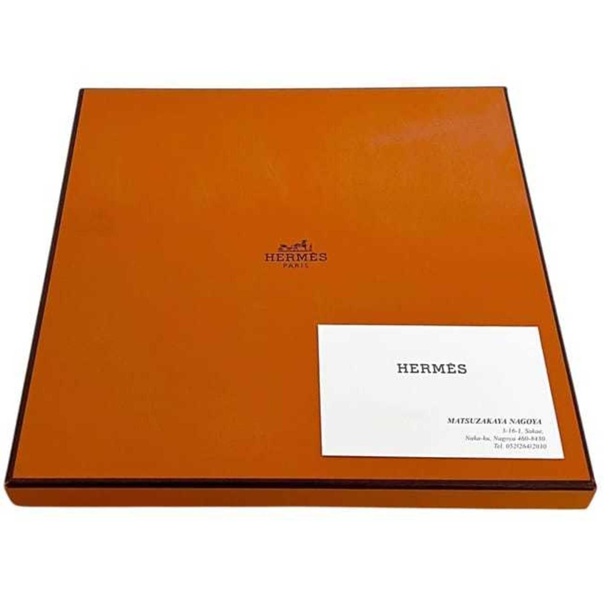 Hermes Hermes towel set of two, Carre towels, Stairs design, ec-25085, navy and white, unused, 100% cotton, HERMES, white navy, hand towel, square shape, for women men, handkerchief. Size ONE SIZE - 10 Thumbnail