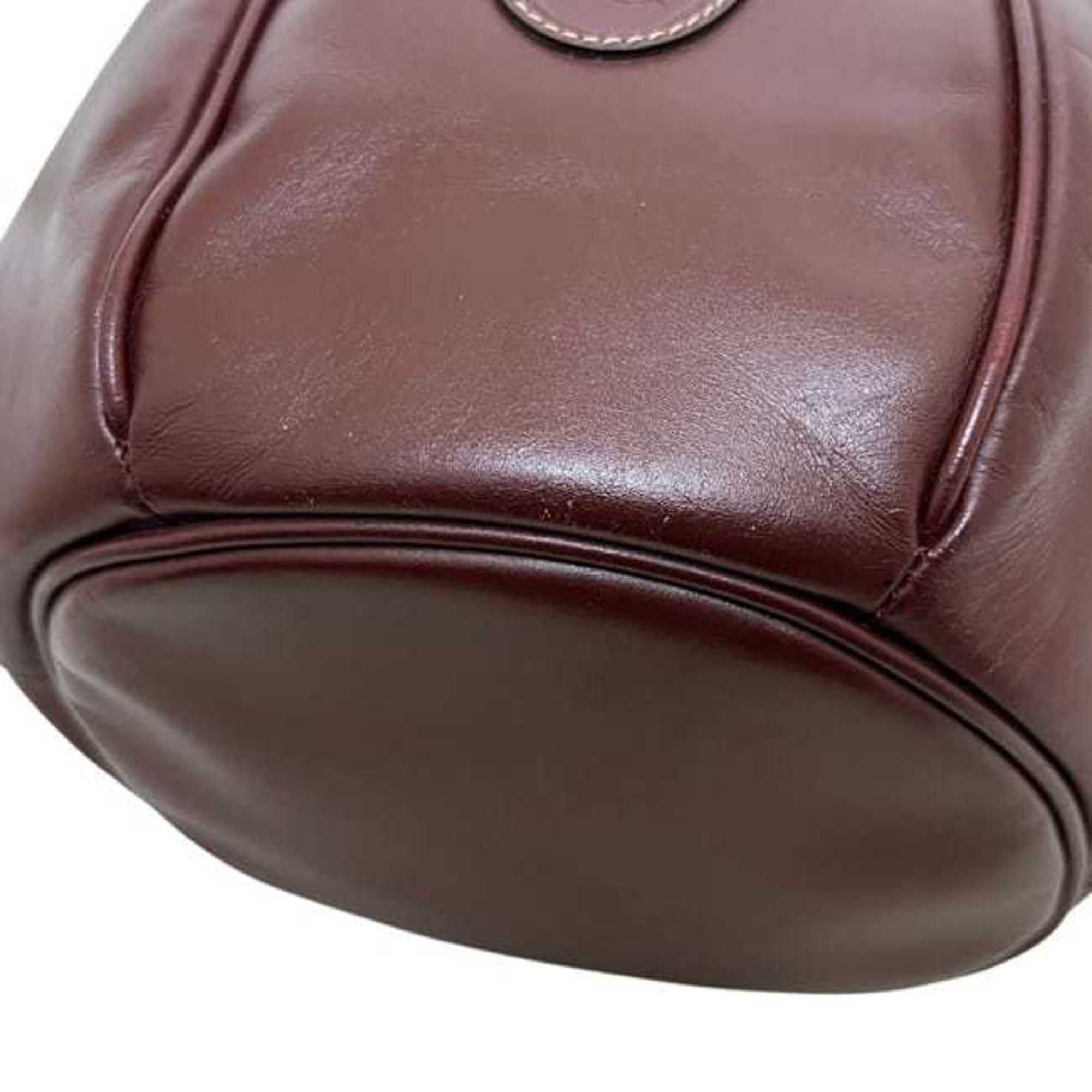 Cartier Cartier Shoulder Bag ec-25124 Bordeaux Must L1000591 Leather Crossbody Wine Red Women's Calf Size ONE SIZE - 9 Thumbnail