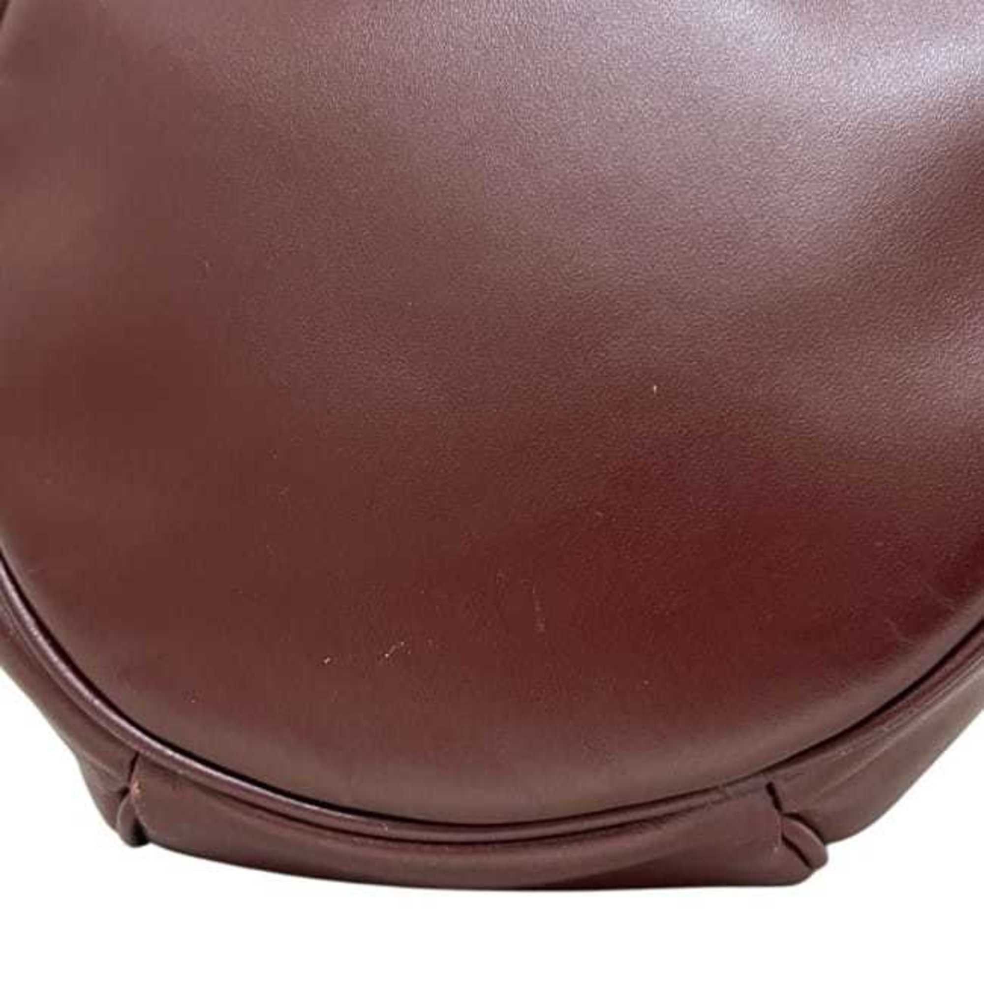 Cartier Cartier Shoulder Bag ec-25124 Bordeaux Must L1000591 Leather Crossbody Wine Red Women's Calf Size ONE SIZE - 11 Thumbnail
