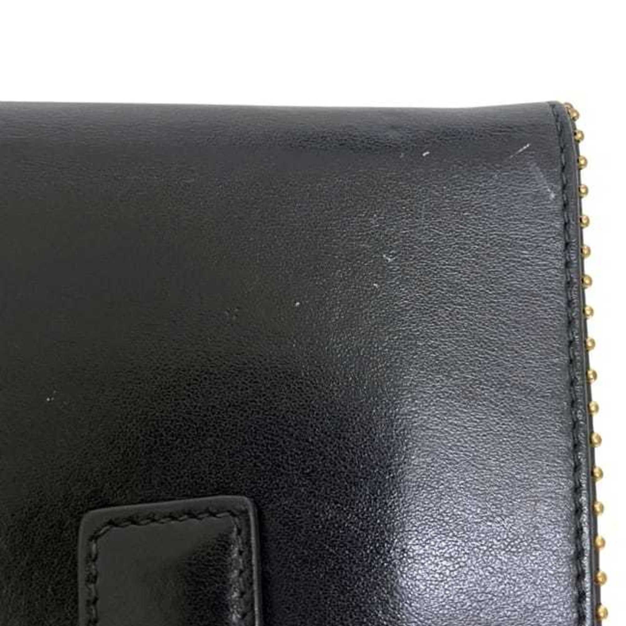 Salvatore Ferragamo Salvatore Ferragamo bi-fold wallet ec-25167 Black Vara KY-22 D311 Leather Ribbon Soft Women's Size ONE SIZE - 9 Thumbnail