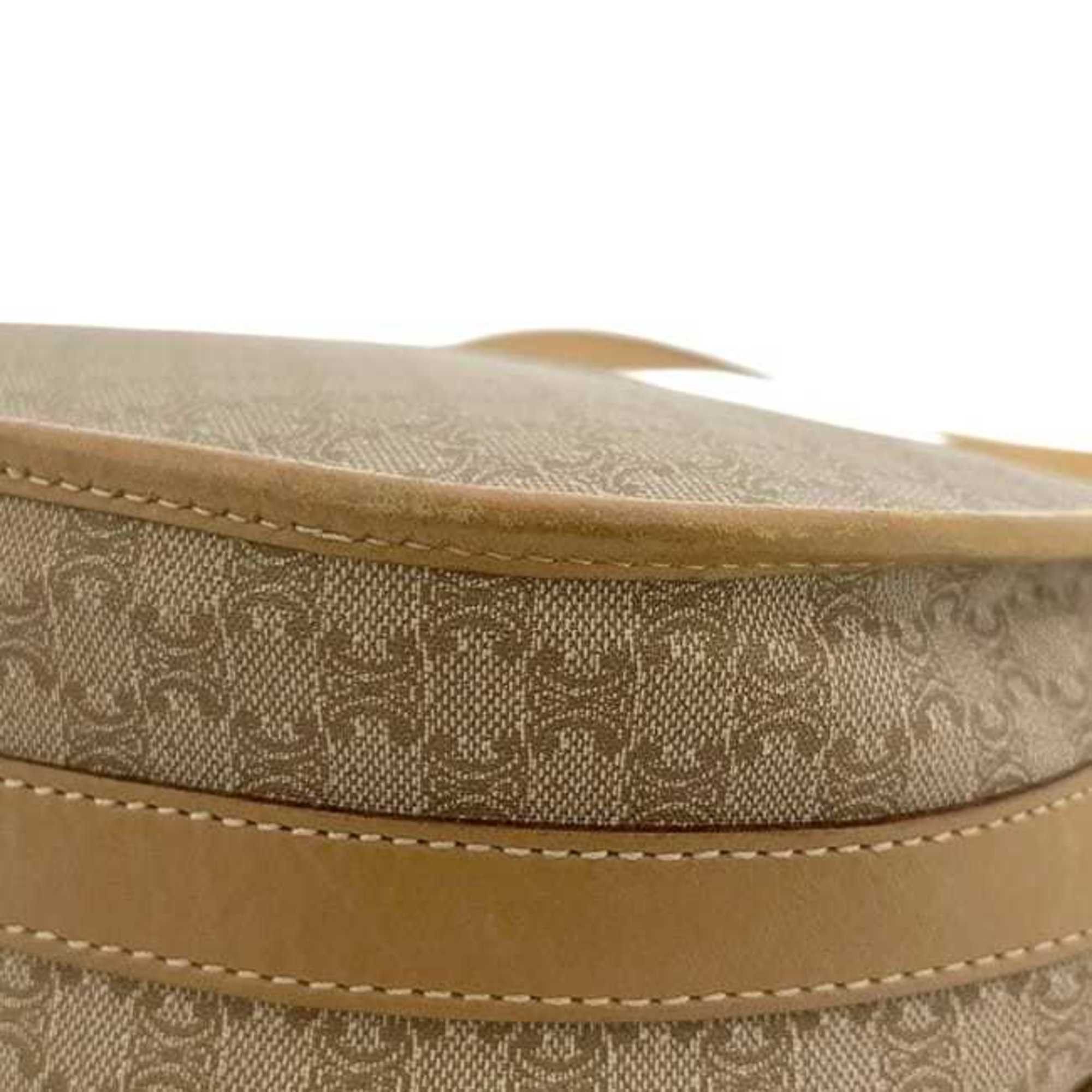 Celine Celine Shoulder Bag f-25253 Beige Macadam PVC Leather M07 CELINE Flap Crossbody Women's Snap Button Size ONE SIZE - 8 Thumbnail