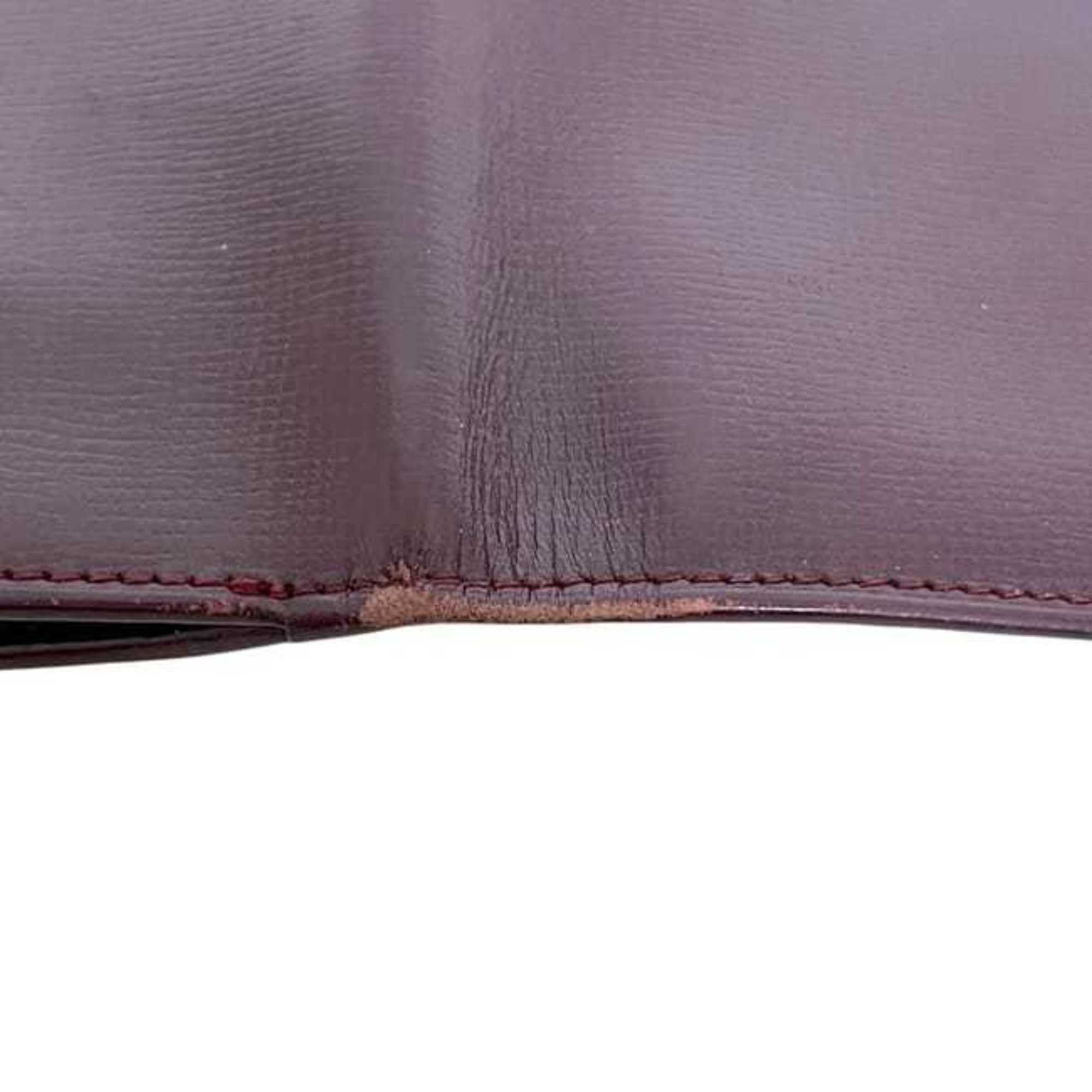 Cartier Cartier Tri-fold Long Wallet ec-25222 Bordeaux Must L3000002 Leather Red Wine Size ONE SIZE - 11 Thumbnail