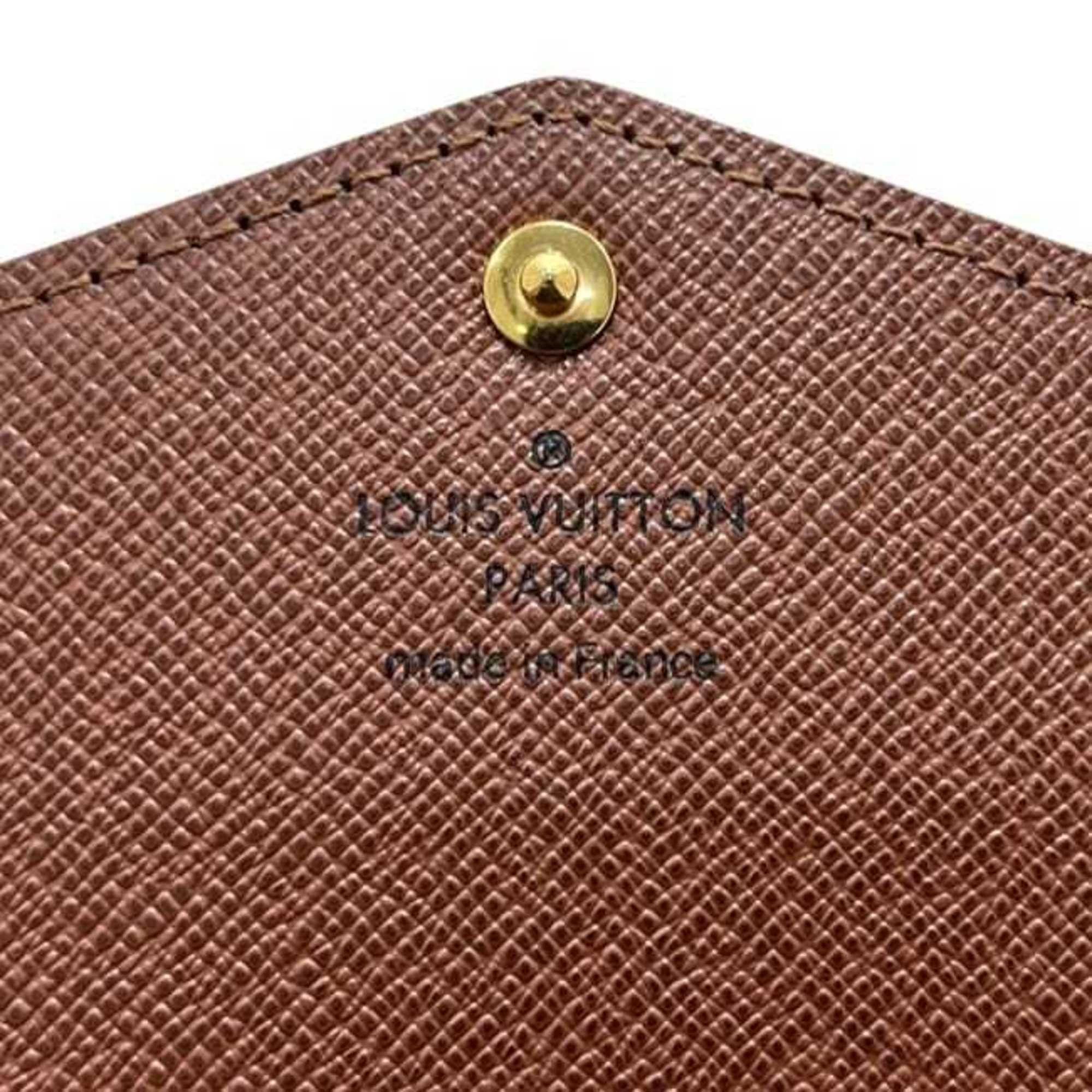 Louis Vuitton Louis Vuitton bi-fold long wallet, Portefeuille Sarah f-25224, brown monogram M60531, canvas, IC tag compatible, LOUIS VUITTON, flap, women's. Size ONE SIZE - 9 Thumbnail