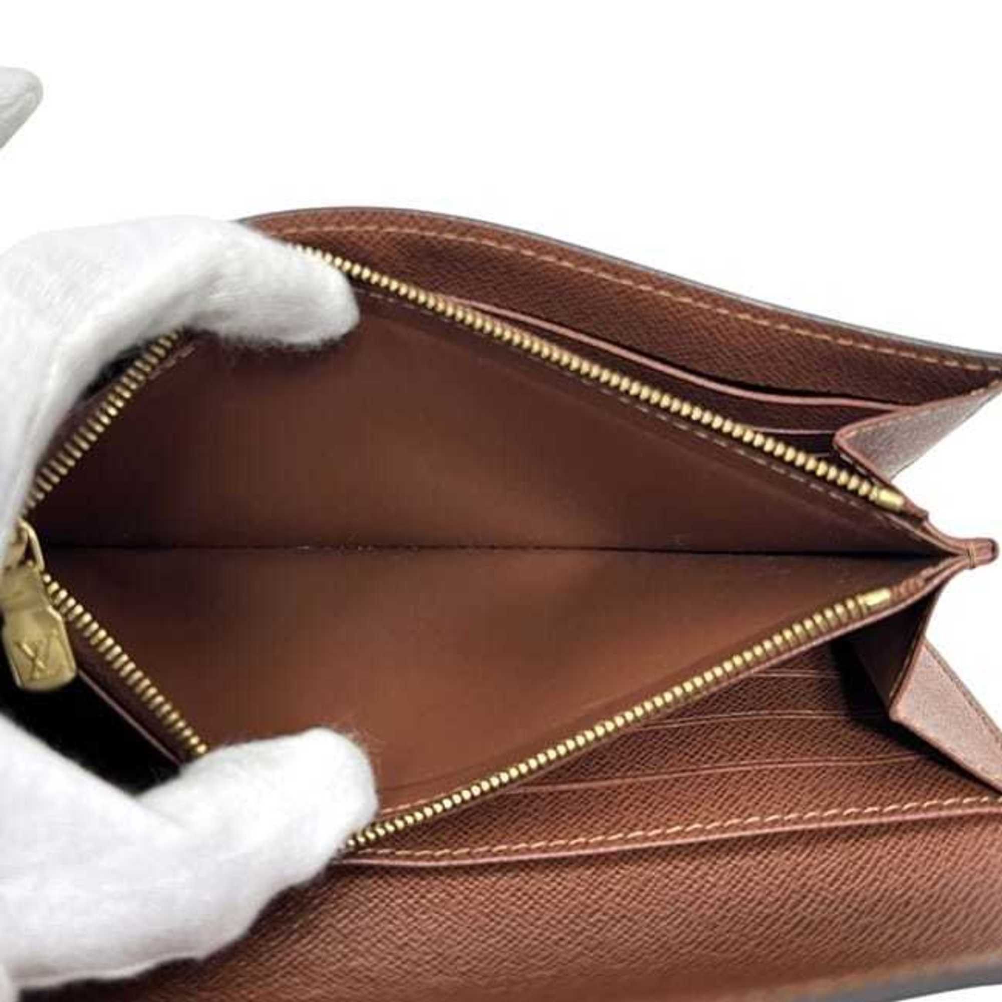 Louis Vuitton Louis Vuitton bi-fold long wallet, Portefeuille Sarah f-25224, brown monogram M60531, canvas, IC tag compatible, LOUIS VUITTON, flap, women's. Size ONE SIZE - 5 Thumbnail