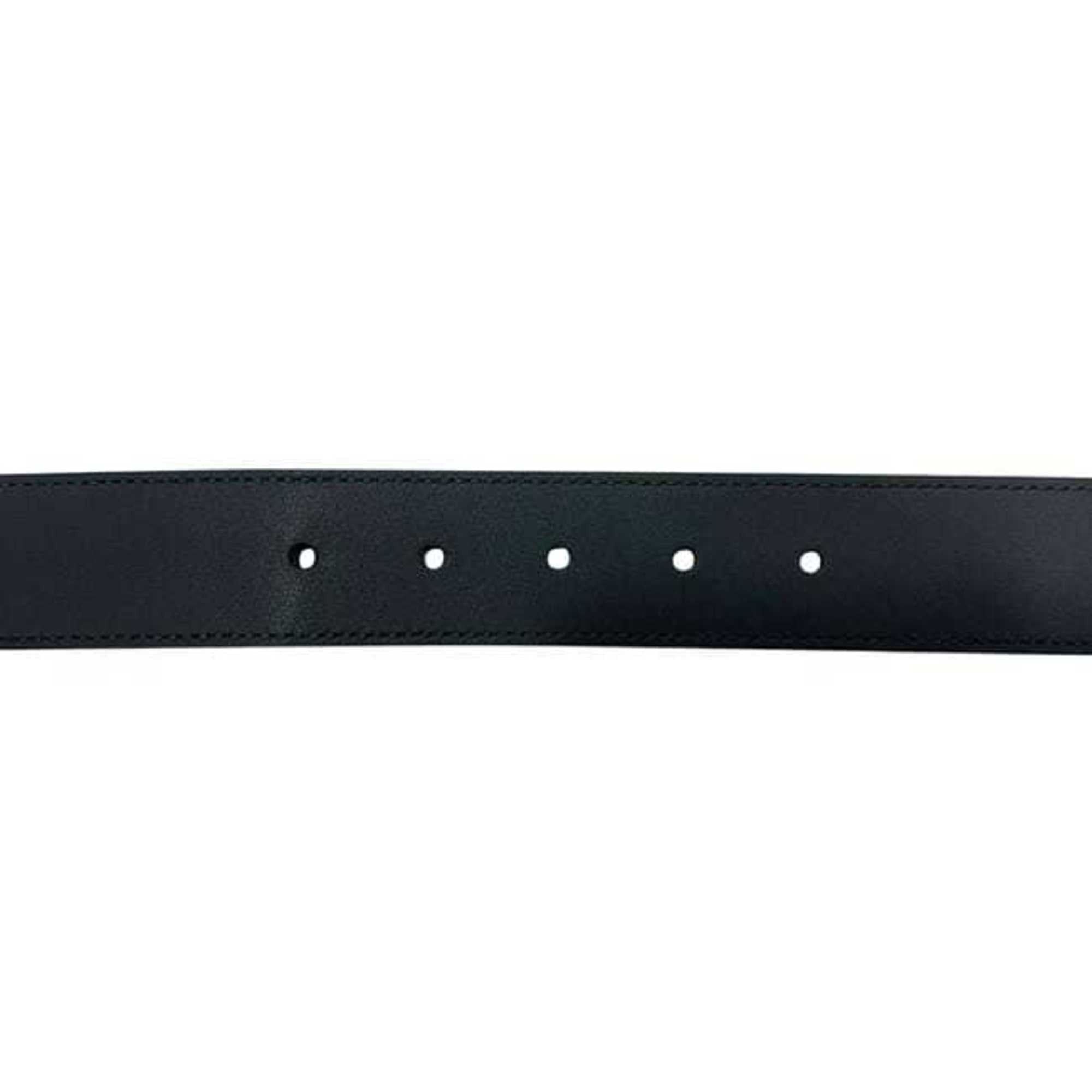 Gucci Gucci belt f-25199 gray GG Supreme interlocking 673921 waist 98cm coated canvas FABY3 85・34 525040 GUCCI 35mm square buckle men's women's Size ONE SIZE - 7 Thumbnail