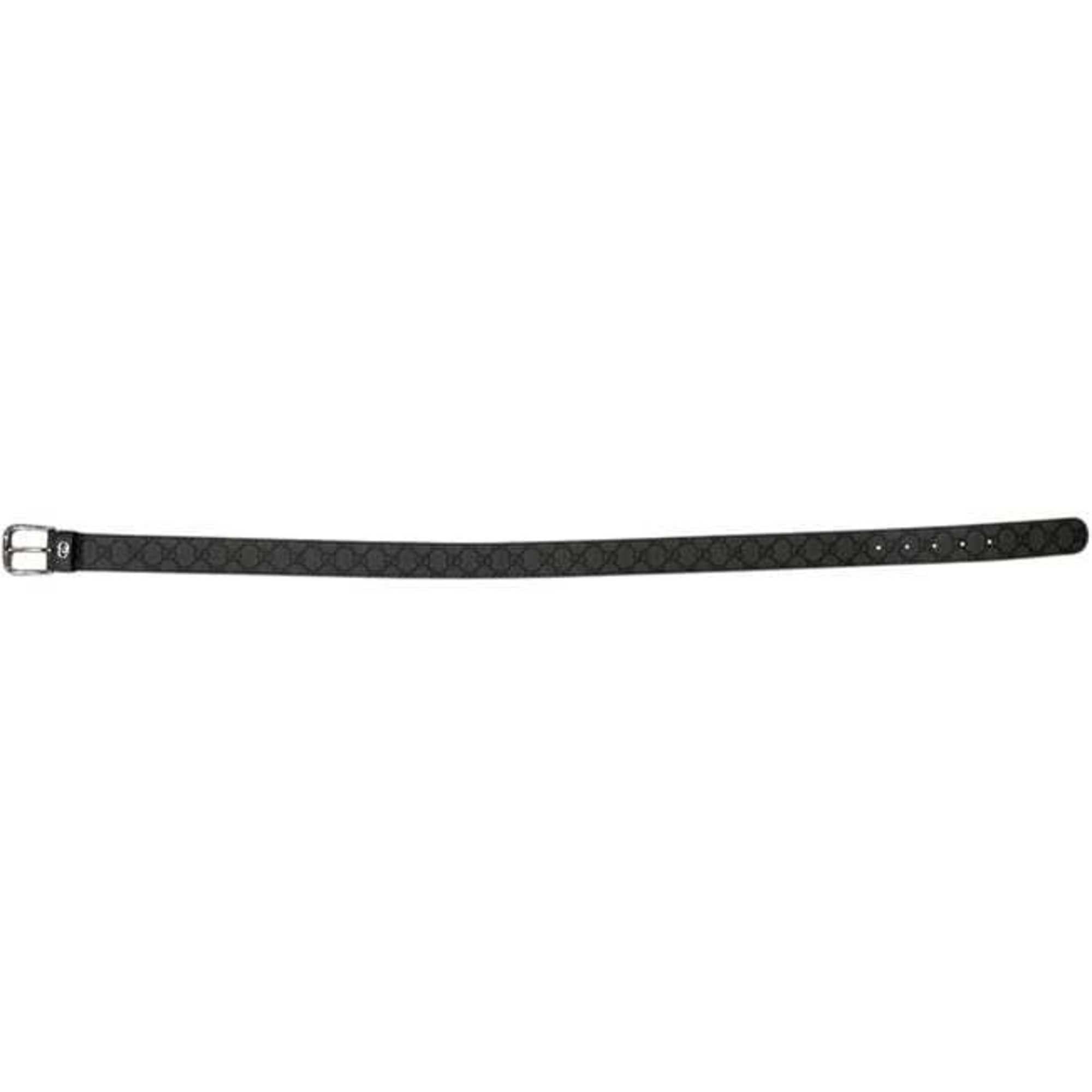 Gucci Gucci belt f-25199 gray GG Supreme interlocking 673921 waist 98cm coated canvas FABY3 85・34 525040 GUCCI 35mm square buckle men's women's Size ONE SIZE - 2 Thumbnail