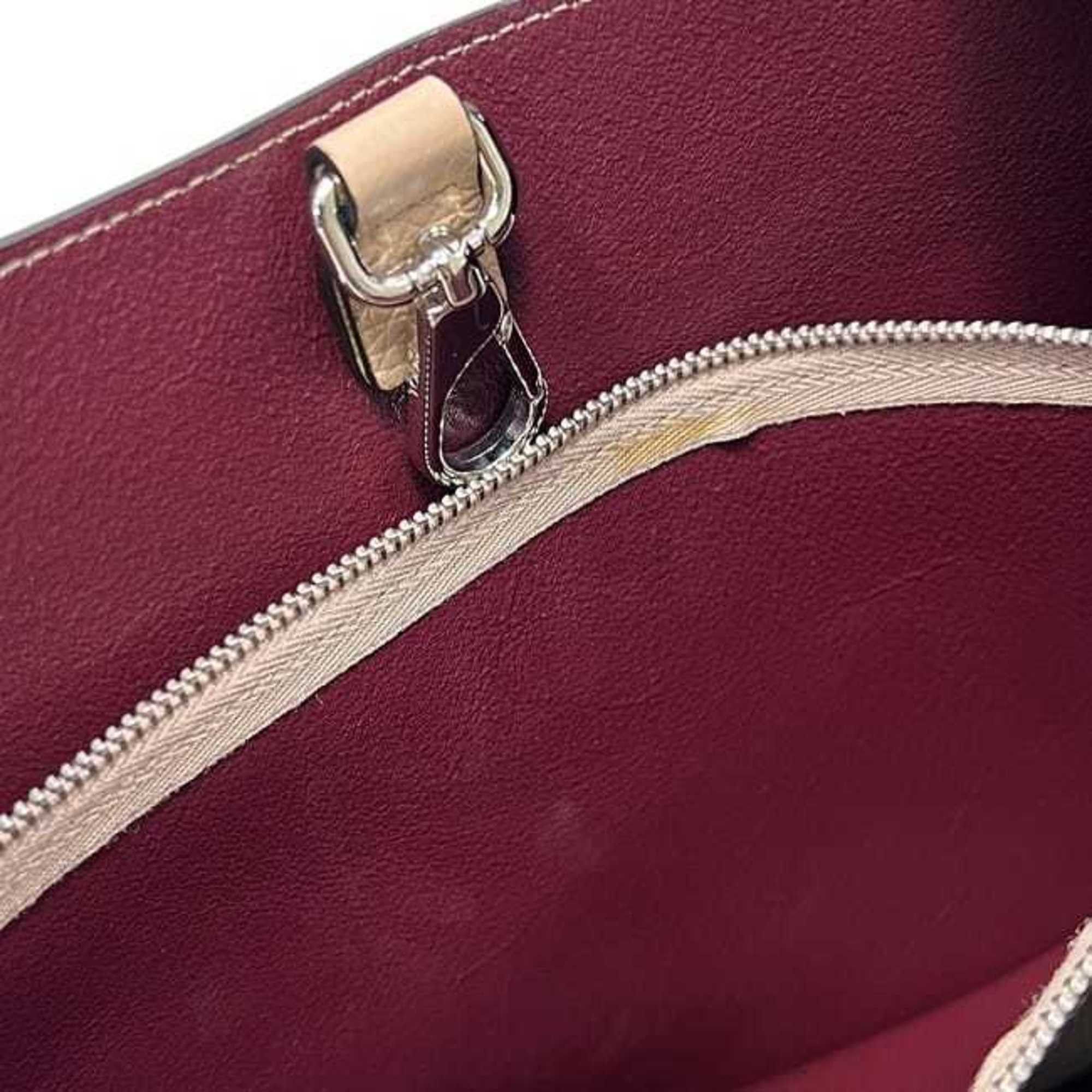 Tod's Tod's T-Timeless Micro Tote Bag f-25298 Beige Leather One-Handle T-Metallic Charm Women's Size ONE SIZE - 5 Thumbnail