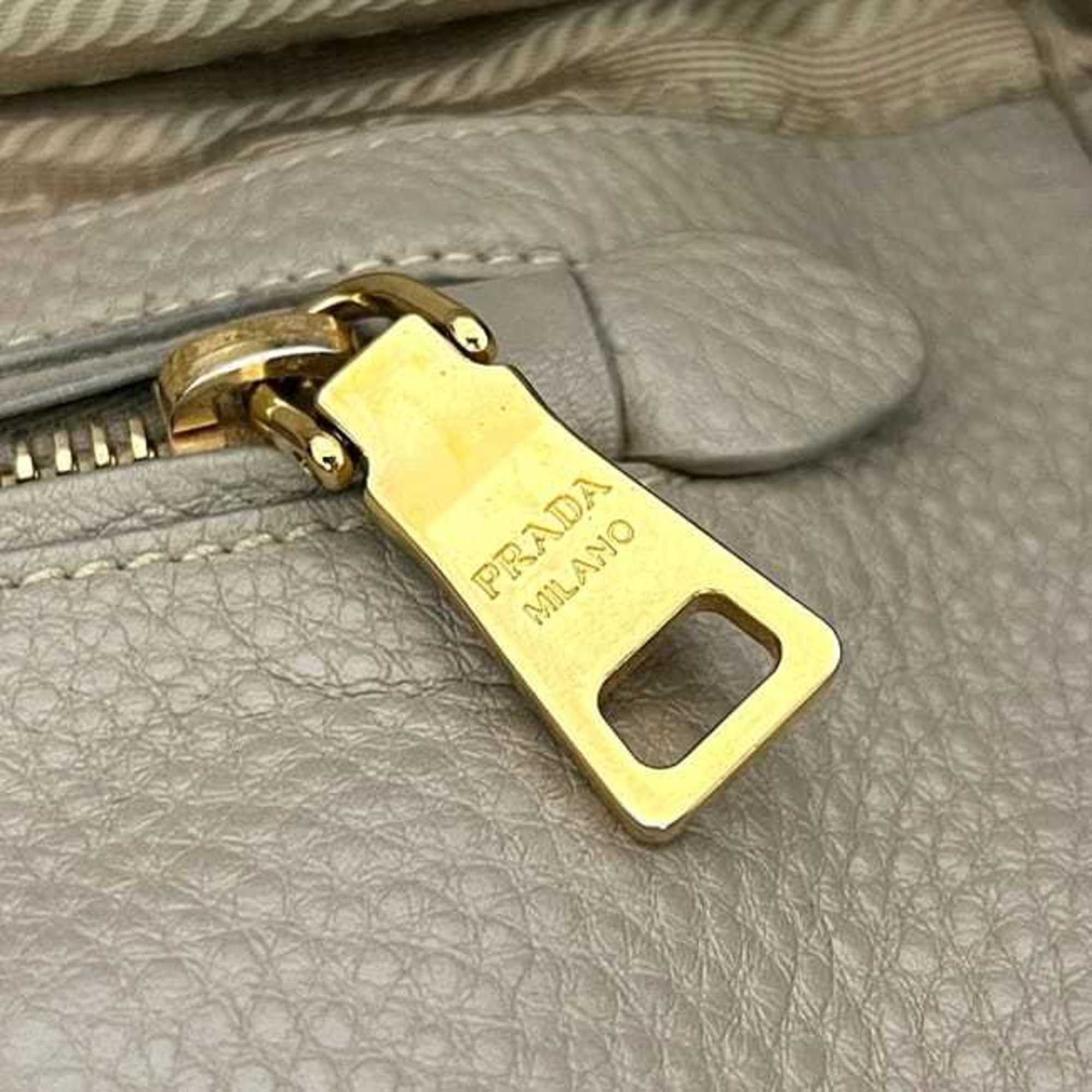 Prada Prada Tote Bag ec-25178 Beige BN2694 Leather 204 PRADA Women's Men's Size ONE SIZE - 6 Thumbnail