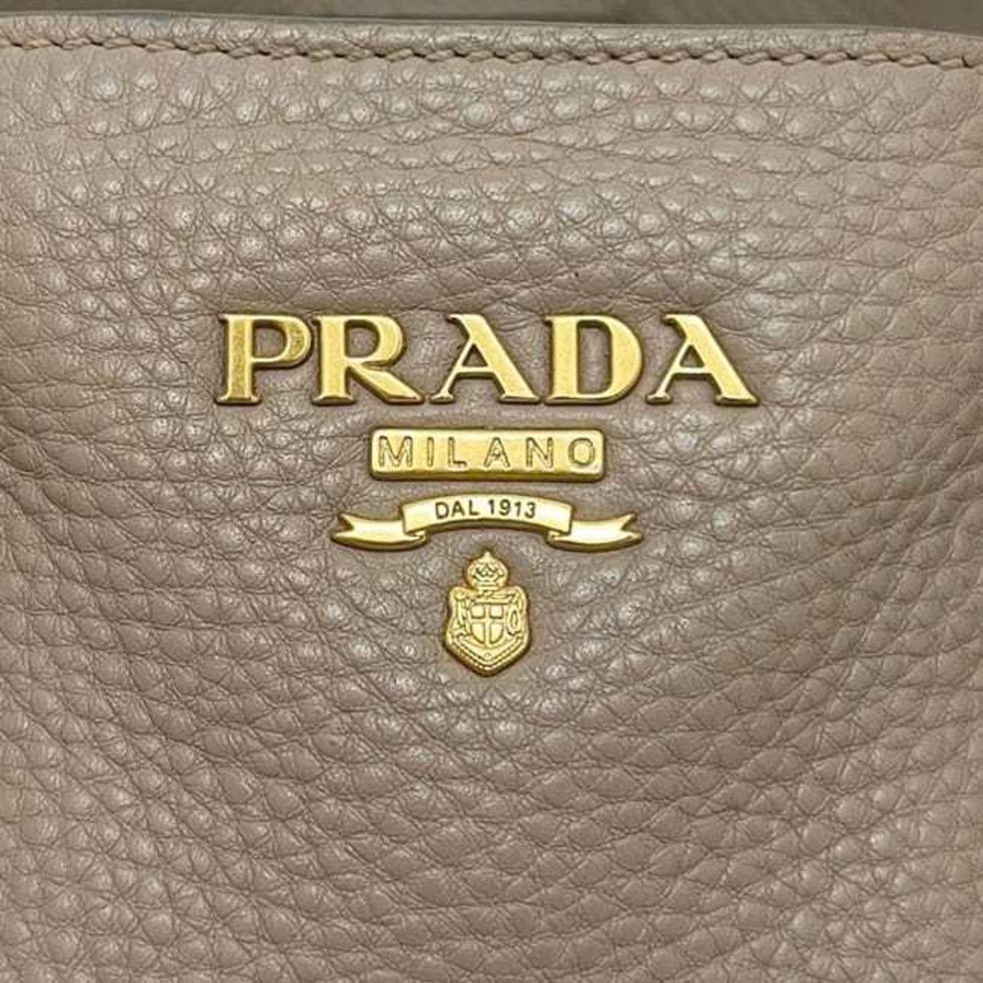 Prada Prada Tote Bag ec-25178 Beige BN2694 Leather 204 PRADA Women's Men's Size ONE SIZE - 7 Thumbnail