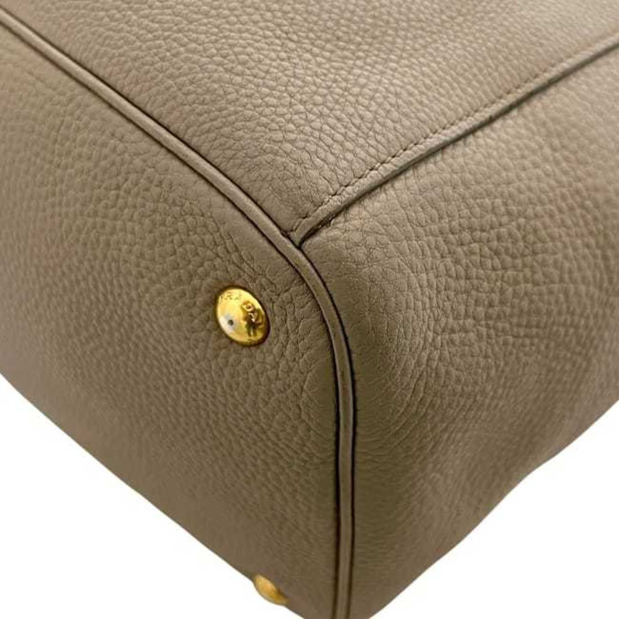 Prada Prada Tote Bag ec-25178 Beige BN2694 Leather 204 PRADA Women's Men's Size ONE SIZE - 9 Thumbnail