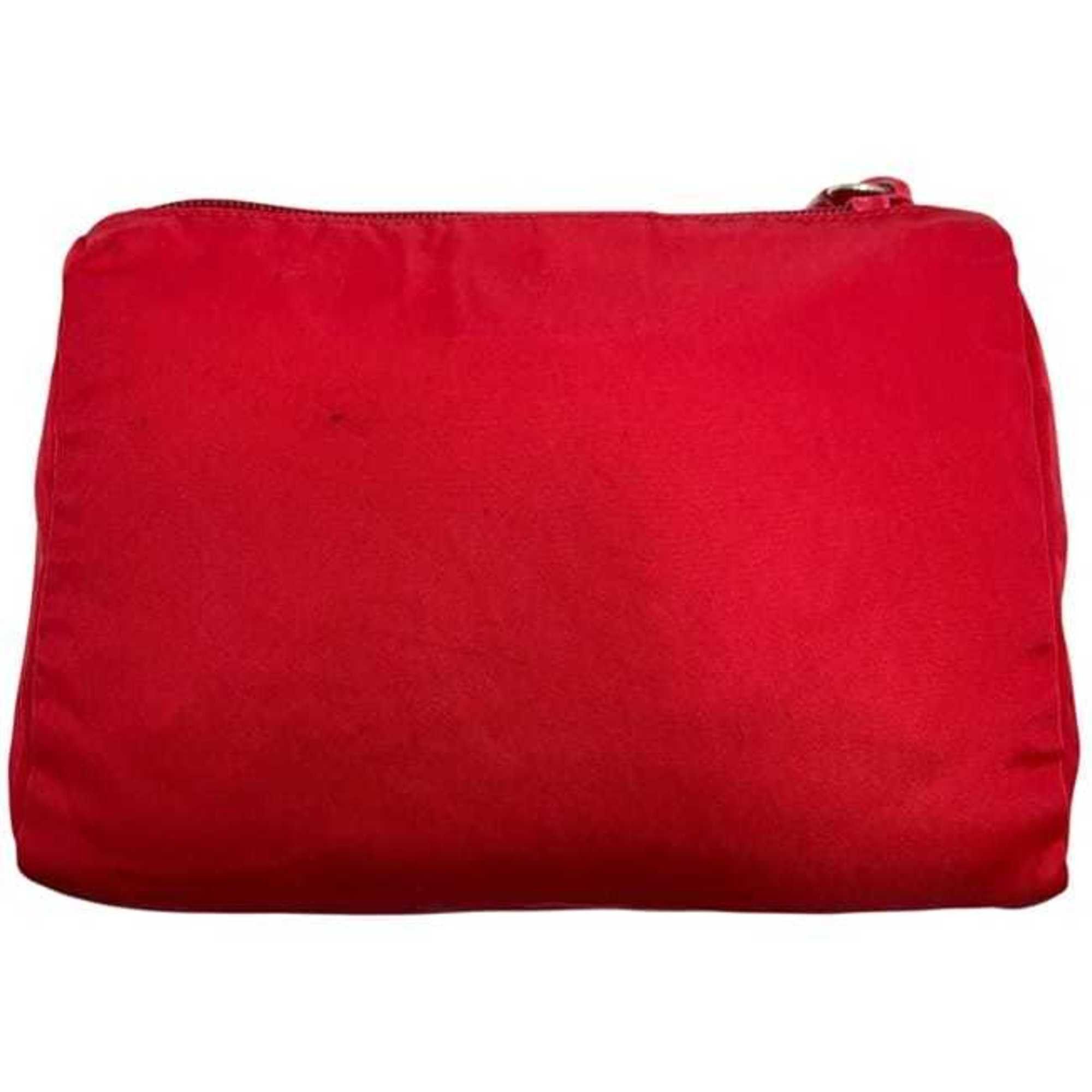 Prada Prada pouch ec-25248 Red Tessuto Nylon 60 PRADA Triangle Women's Men's Bag-in-Bag Size ONE SIZE - 9 Thumbnail