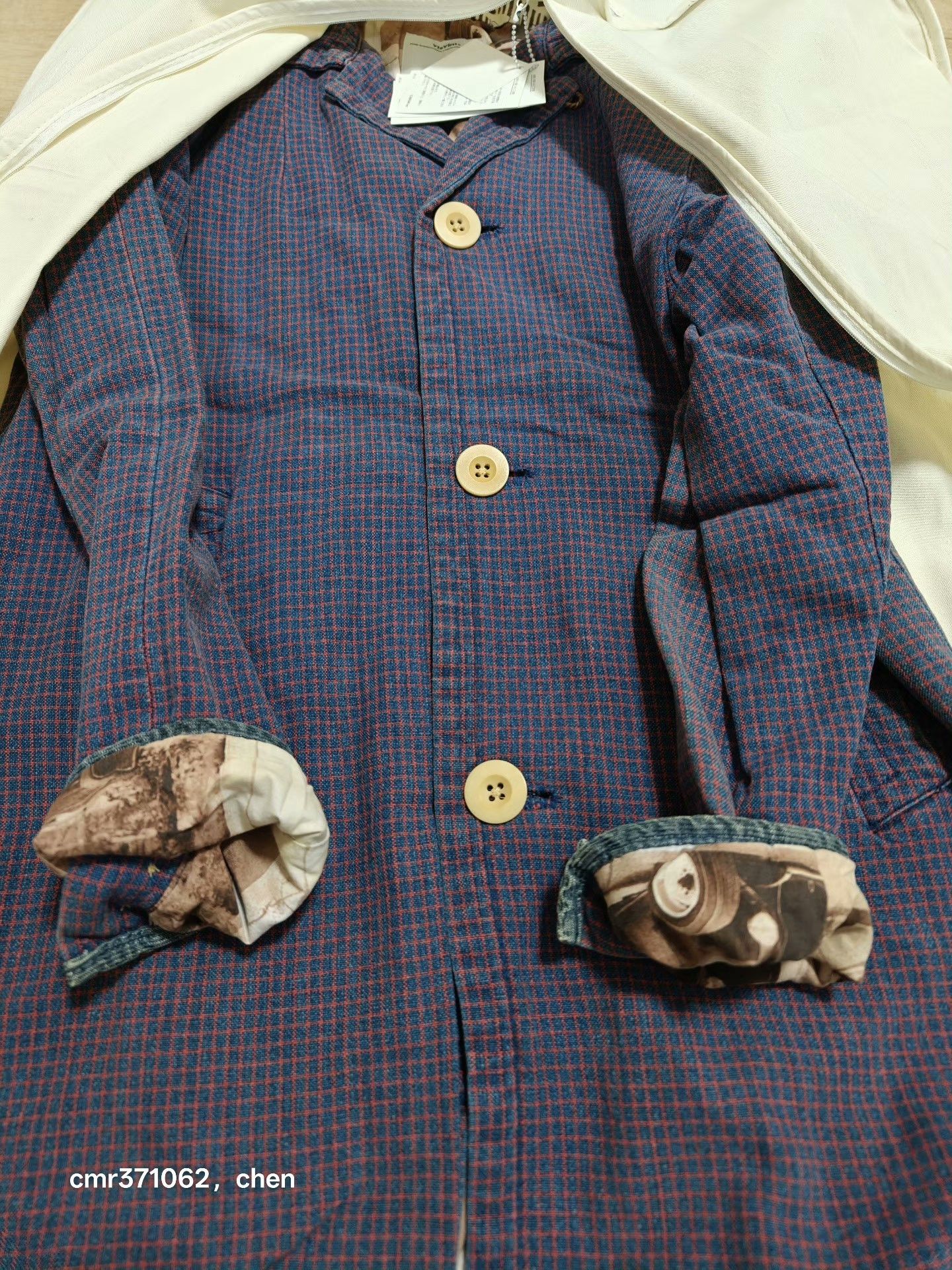 Visvim visvim 15ss Mies Coat Indigo Check Size US S / EU 44-46 / 1 - 9 Thumbnail