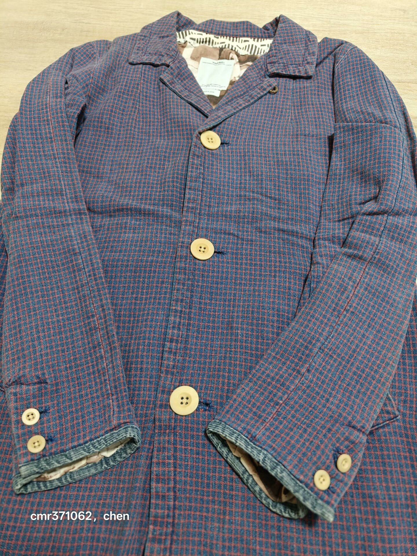 Visvim visvim 15ss Mies Coat Indigo Check Size US S / EU 44-46 / 1 - 5 Thumbnail
