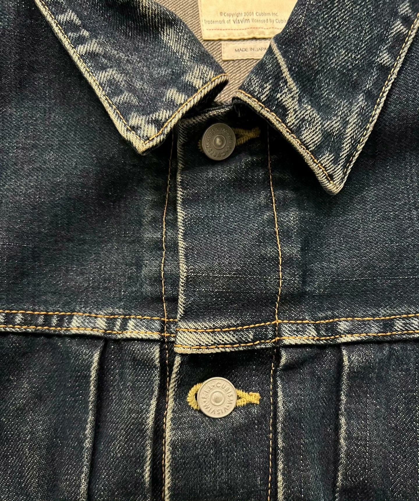Visvim VISVIM 101 JKT DMGD-1003 Denim Jacket Size US L / EU 52-54 / 3 - 2 Thumbnail