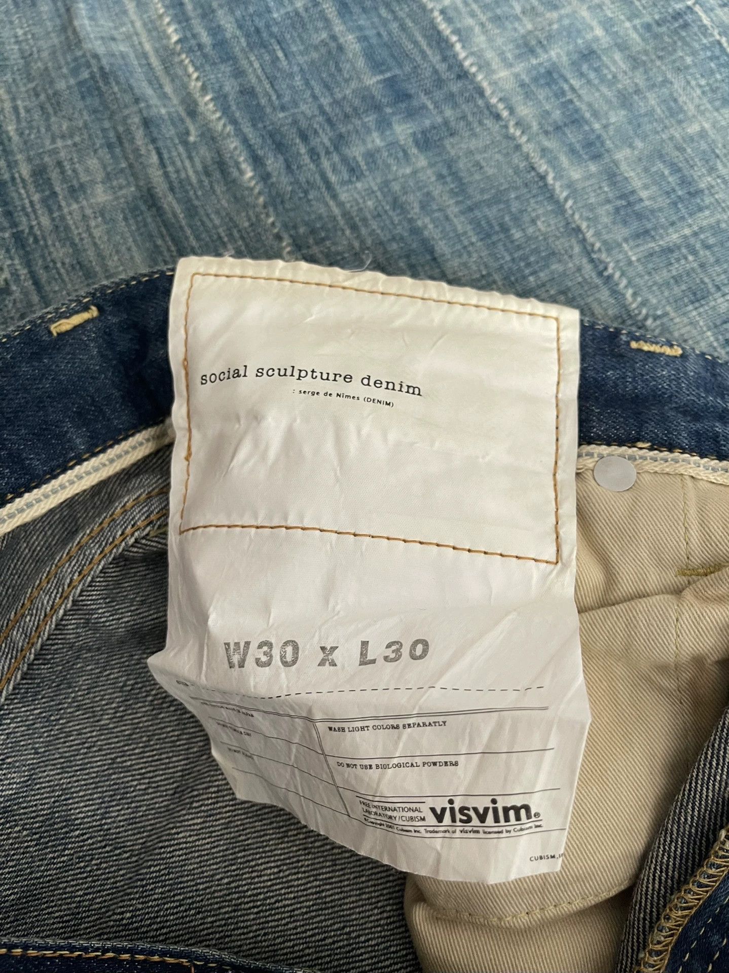 Visvim visvim Social Sculpture Denim 01.2D10 Kofu Size US 30 / EU 46 - 3 Thumbnail