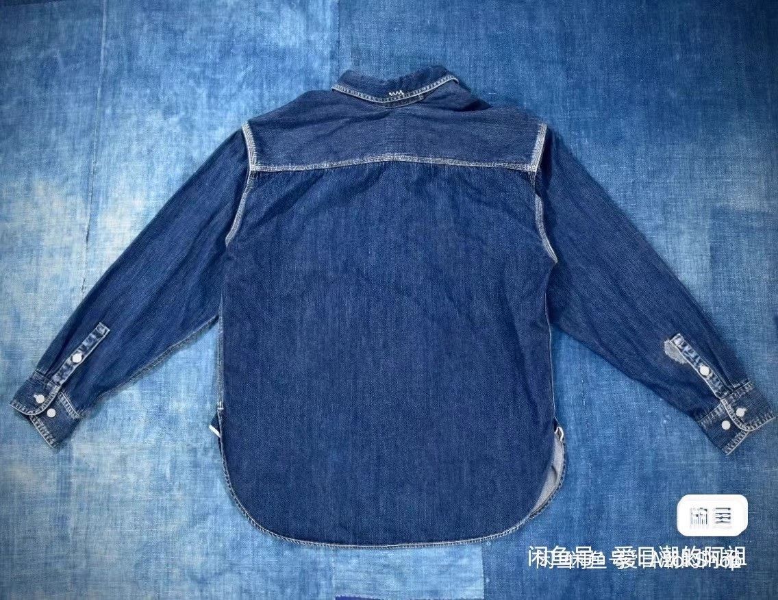 Visvim Visvim 20SS Damaged Denim Lumber Shirt Size US L / EU 52-54 / 3 - 5 Thumbnail
