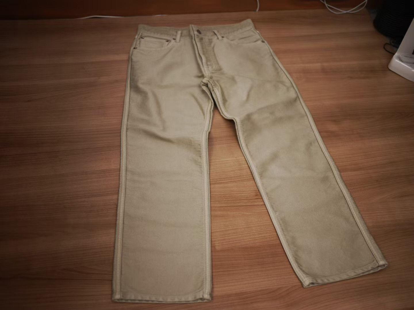 Visvim VISVIM FLUXUS 10 MOLESKIN BEIGE PANTS Size US 30 / EU 46 - 2 Thumbnail