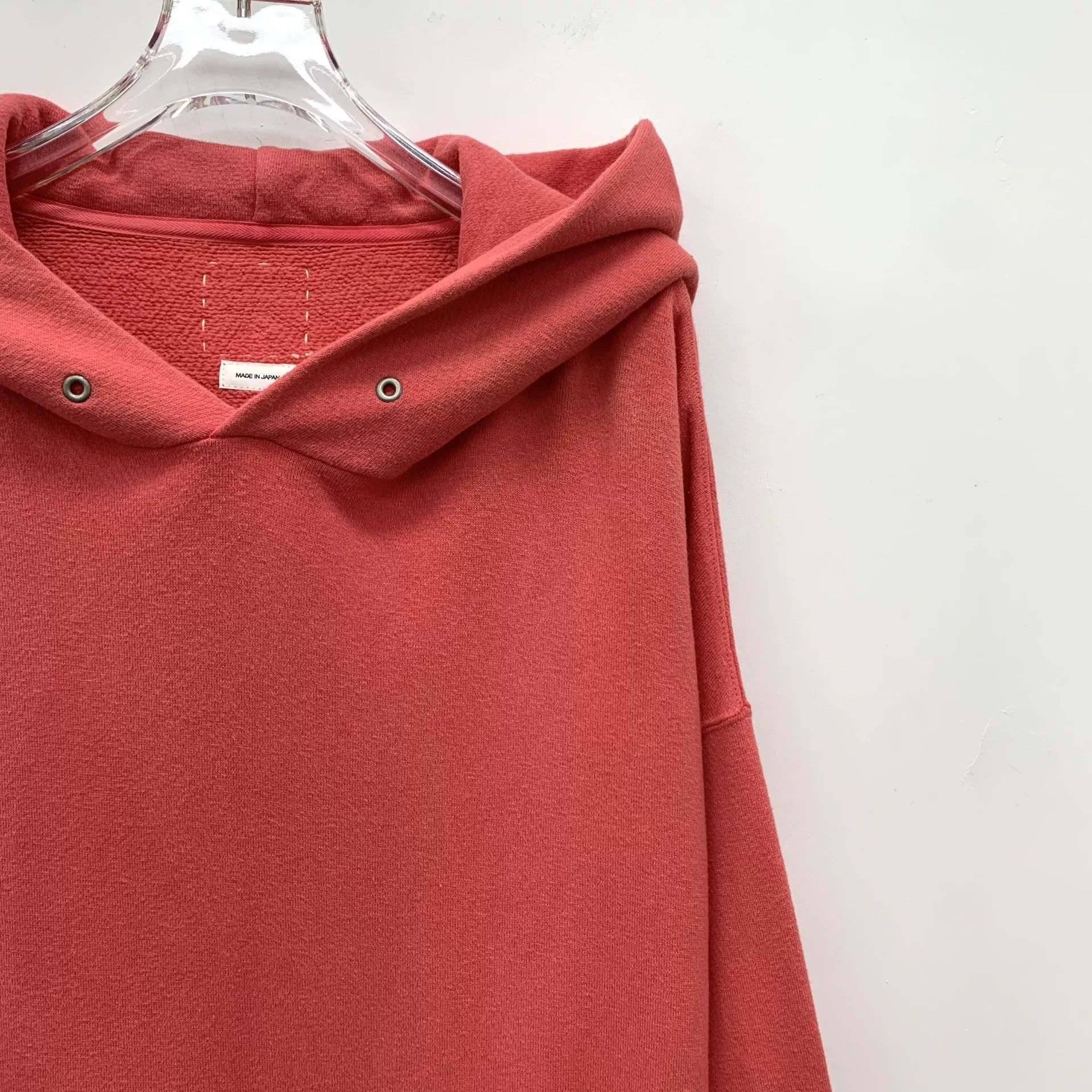 Visvim Visvim Red Cotton Hooded Sweatshirt Size US M / EU 48-50 / 2 - 3 Thumbnail
