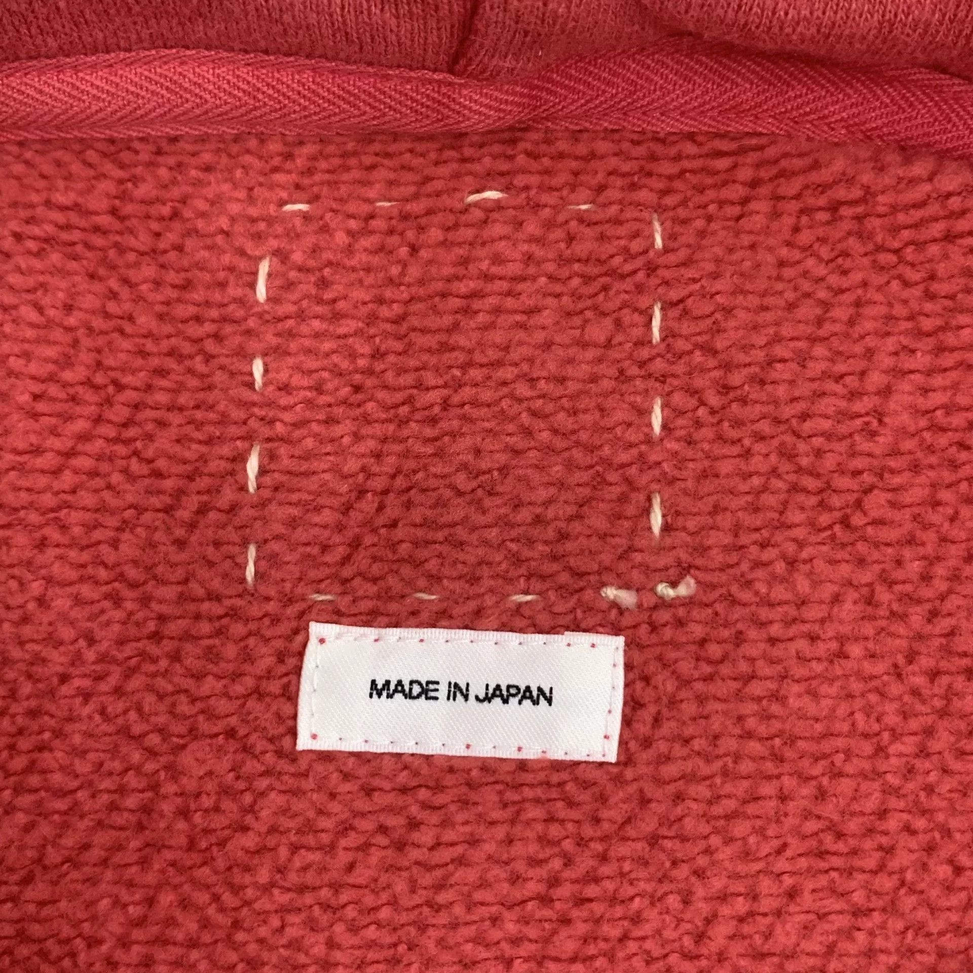 Visvim Visvim Red Cotton Hooded Sweatshirt Size US M / EU 48-50 / 2 - 5 Thumbnail