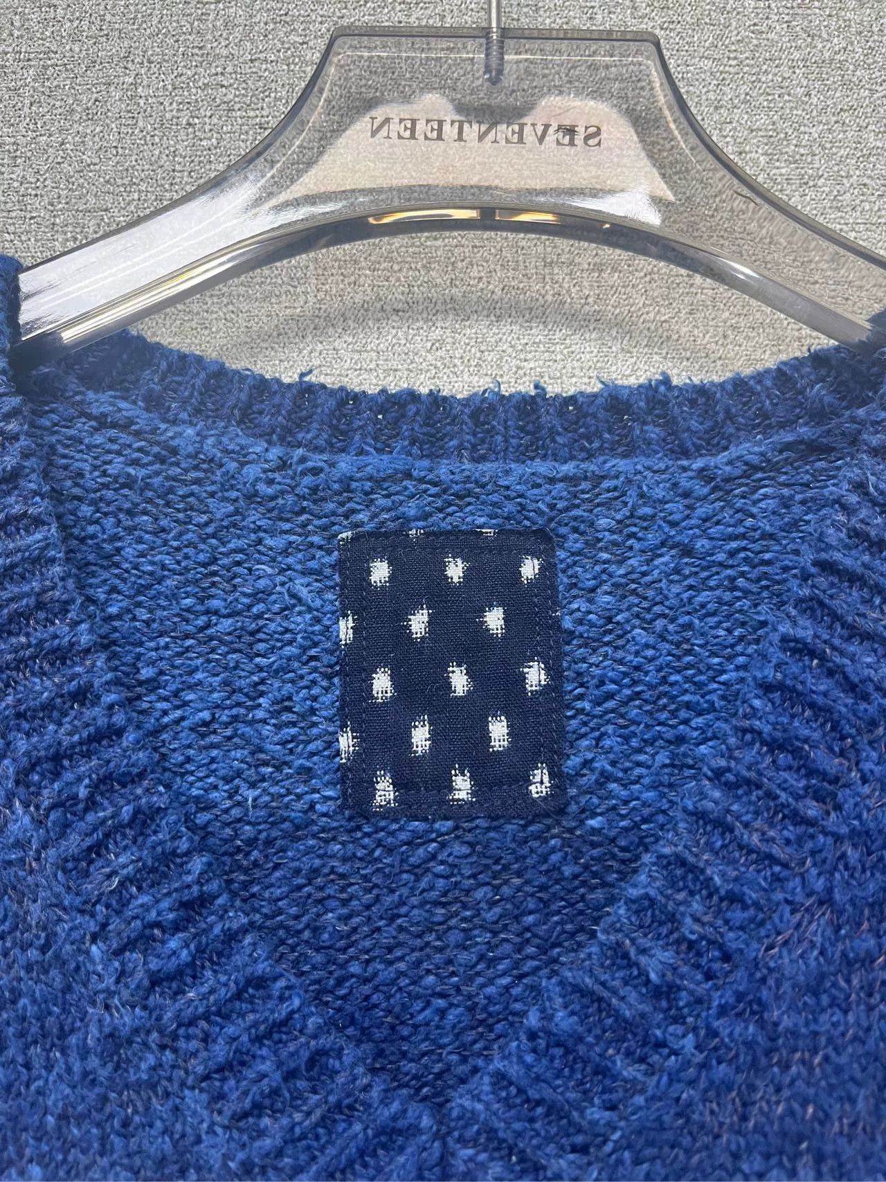 Visvim Visvim 21AW Limited Indigo V-Neck Sweater Size US XL / EU 56 / 4 - 3 Thumbnail