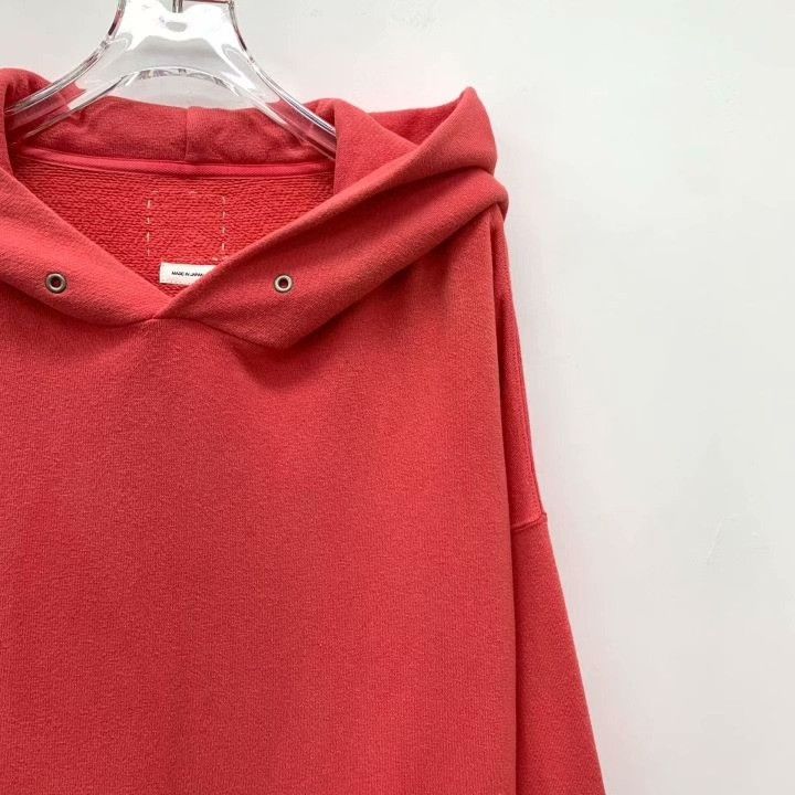 Visvim Visvim Red Cotton Hooded Sweatshirt Size US M / EU 48-50 / 2 - 3 Thumbnail