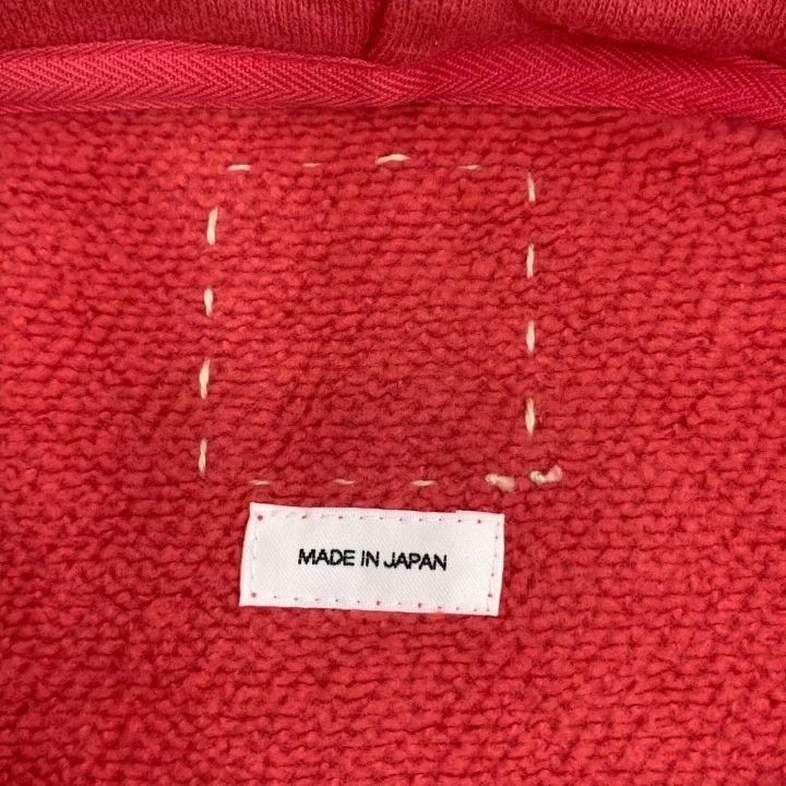 Visvim Visvim Red Cotton Hooded Sweatshirt Size US M / EU 48-50 / 2 - 5 Thumbnail