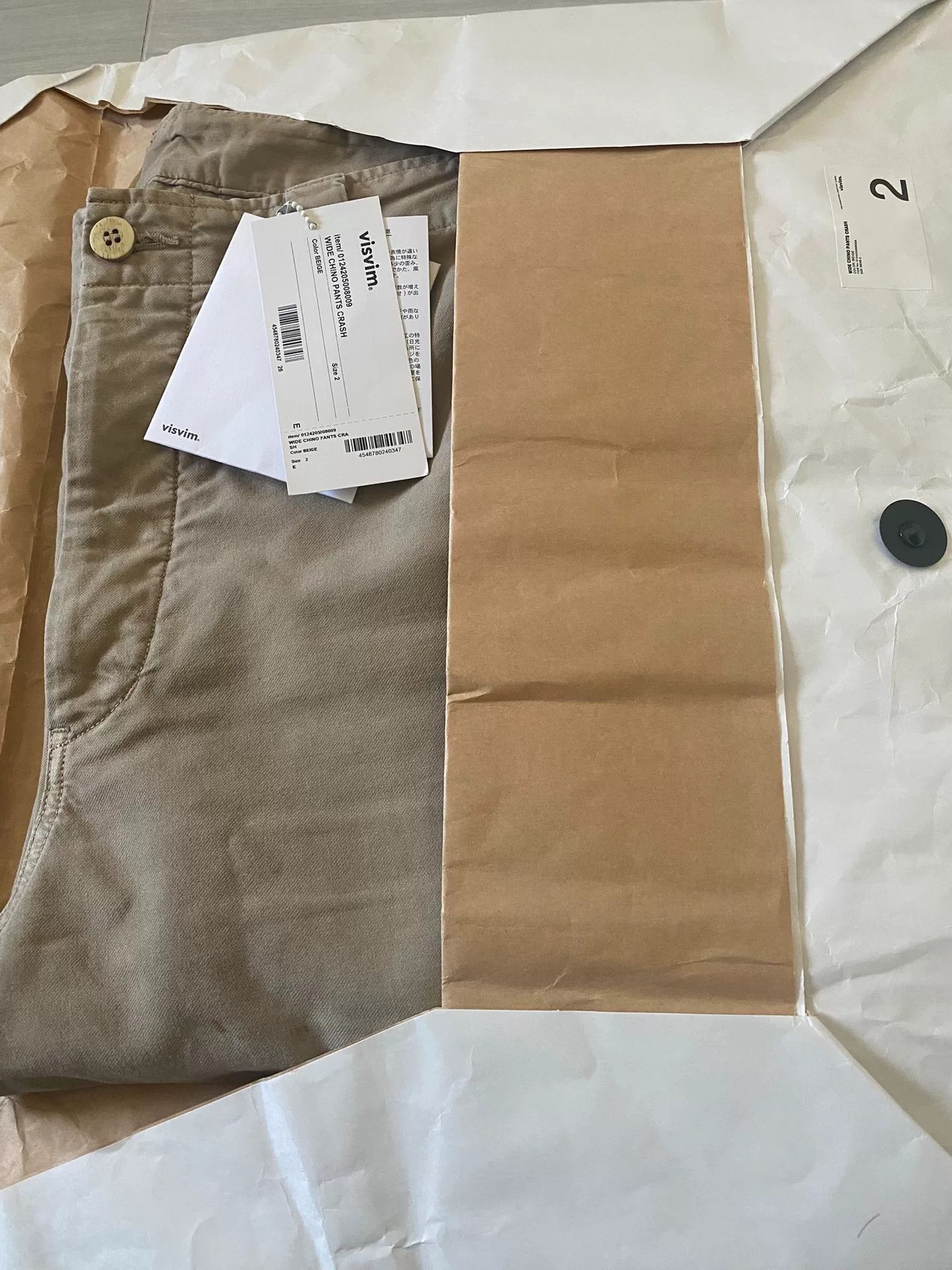 Visvim VISVIM Wide Chino Pants Crash Size US 26 / EU 42 - 4 Thumbnail