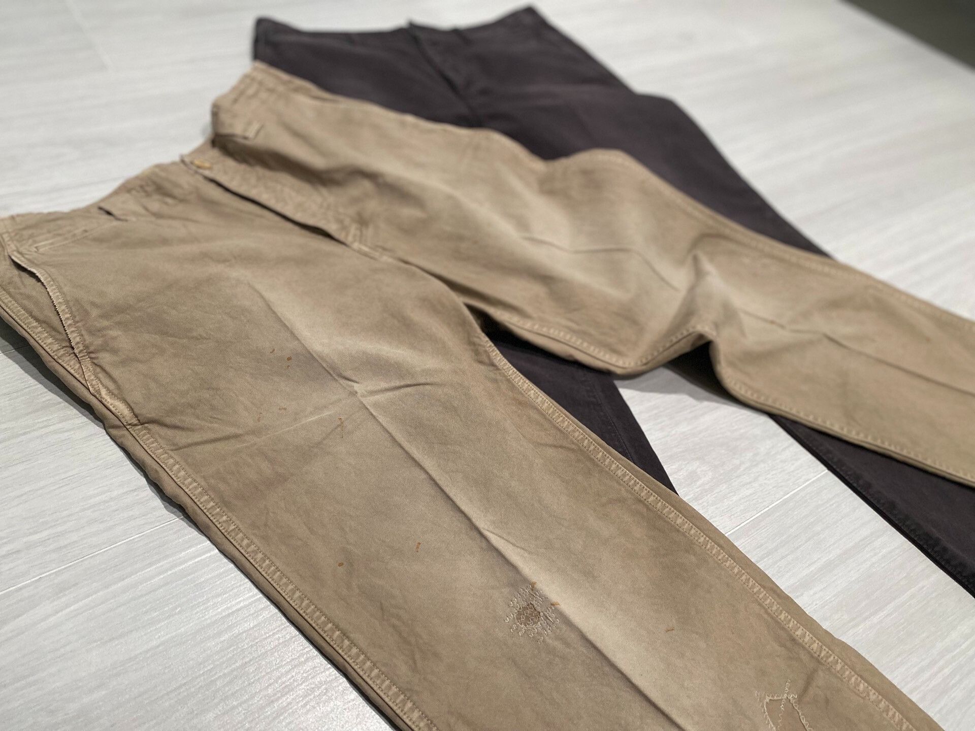 Visvim VISVIM Wide Chino Pants Crash Size US 26 / EU 42 - 3 Thumbnail
