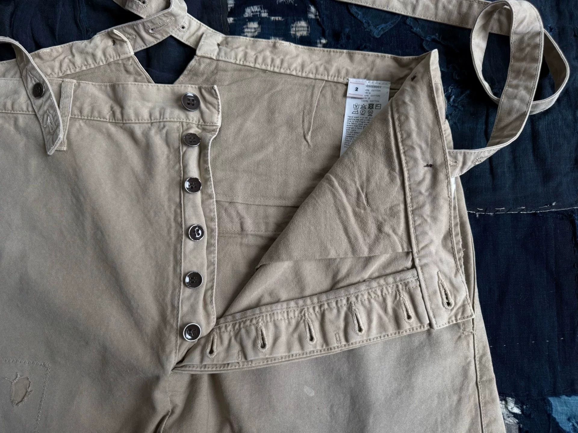 Visvim visvim 21AW Travailler Distressed Braces Pants Size US 30 / EU 46 - 4 Thumbnail