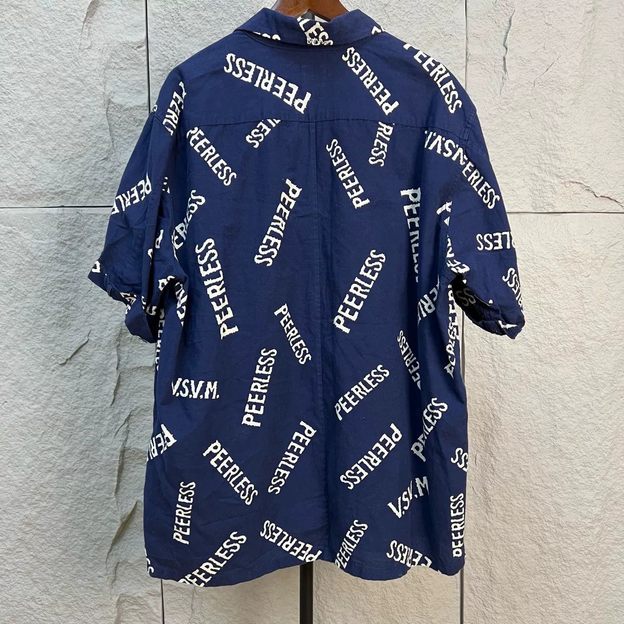 Visvim visvim PEERLESS Navy Short-Sleeve Shirt Size US XXL / EU 58 / 5 - 2 Thumbnail