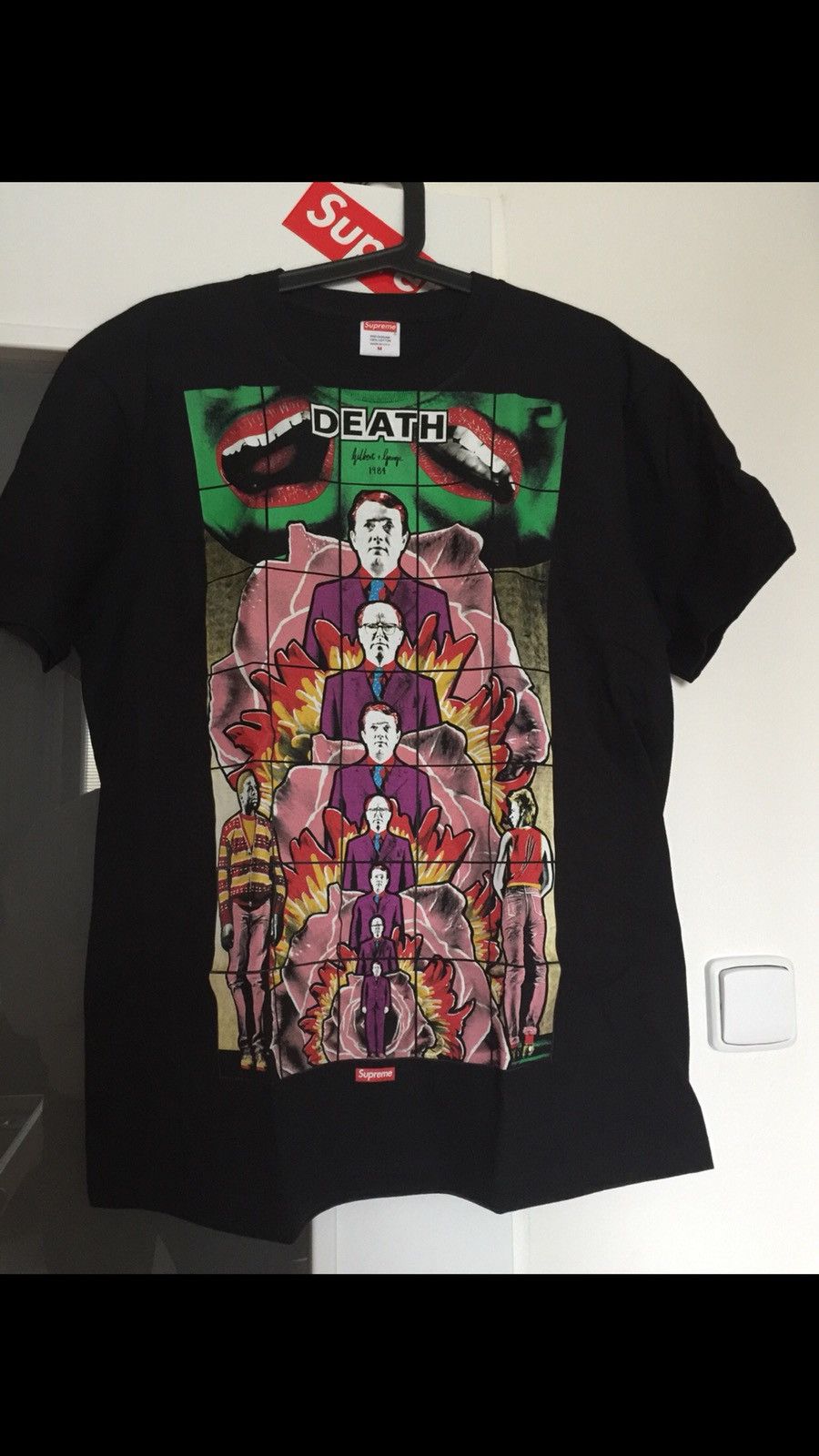 Supreme Gilbert George Death Tee | Grailed