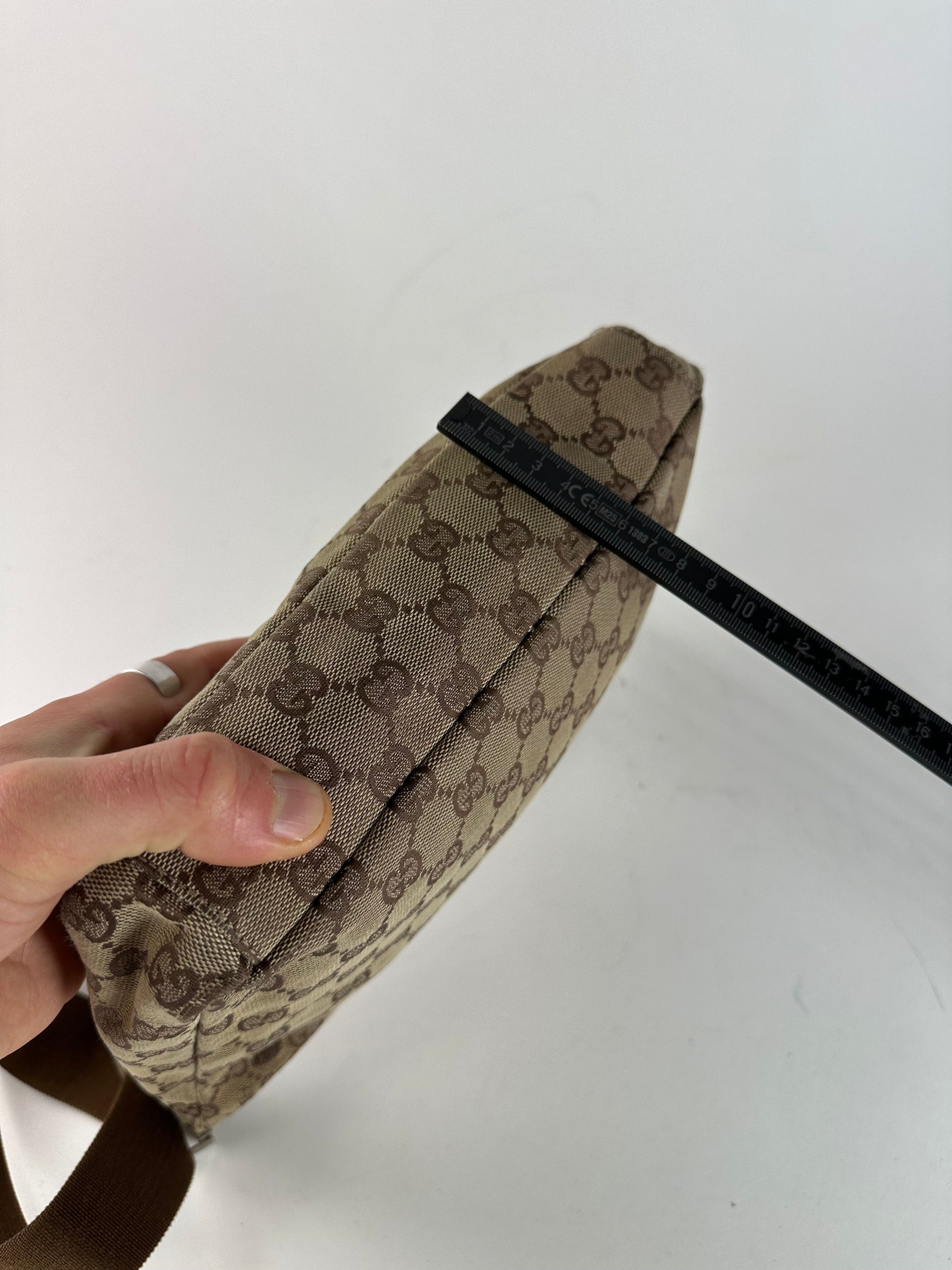 Gucci Vintage Monogram Multiway Bag Beige Brown Size ONE SIZE - 14 Thumbnail