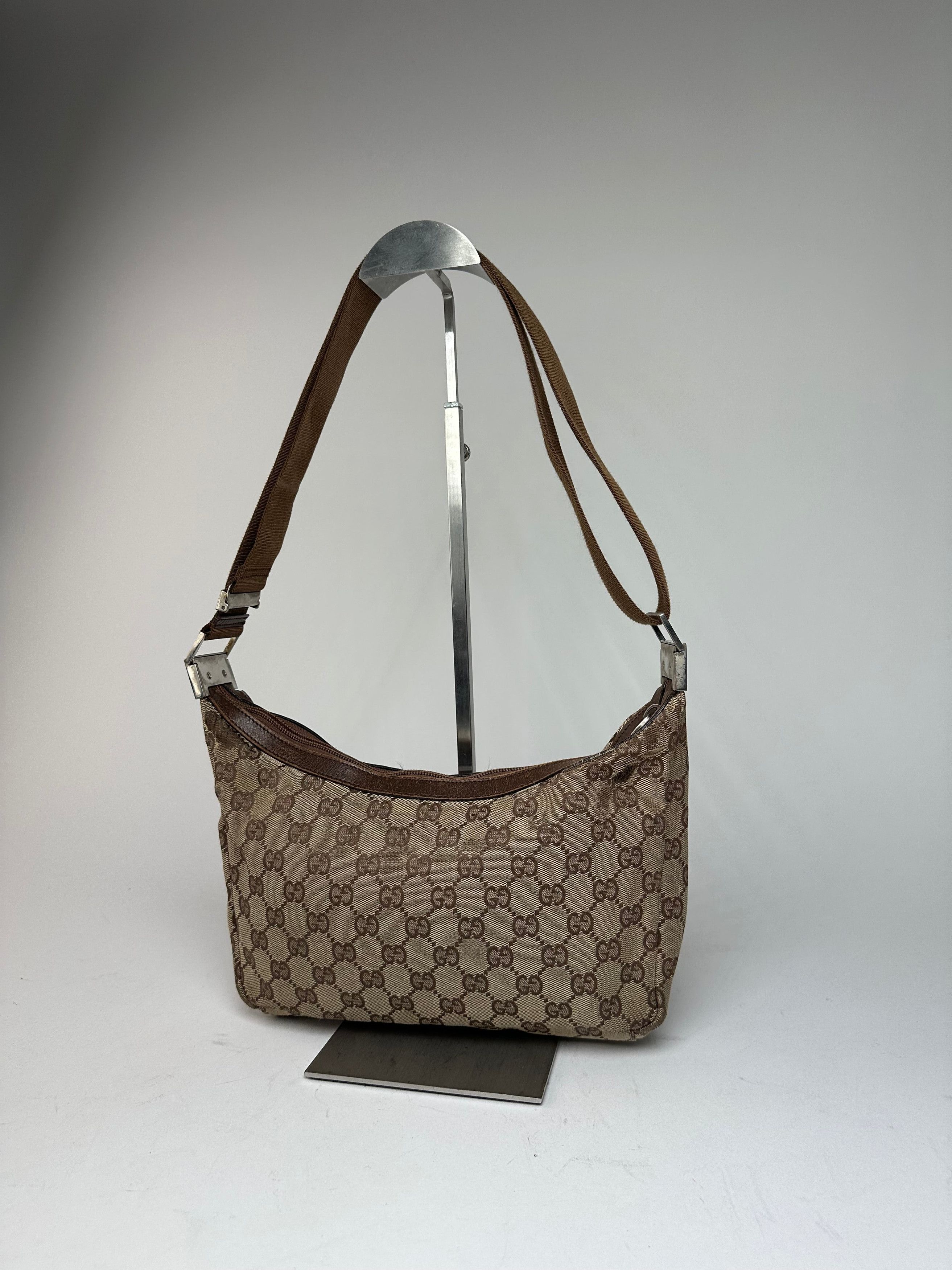 Gucci Vintage Monogram Multiway Bag Beige Brown Size ONE SIZE - 15 Thumbnail