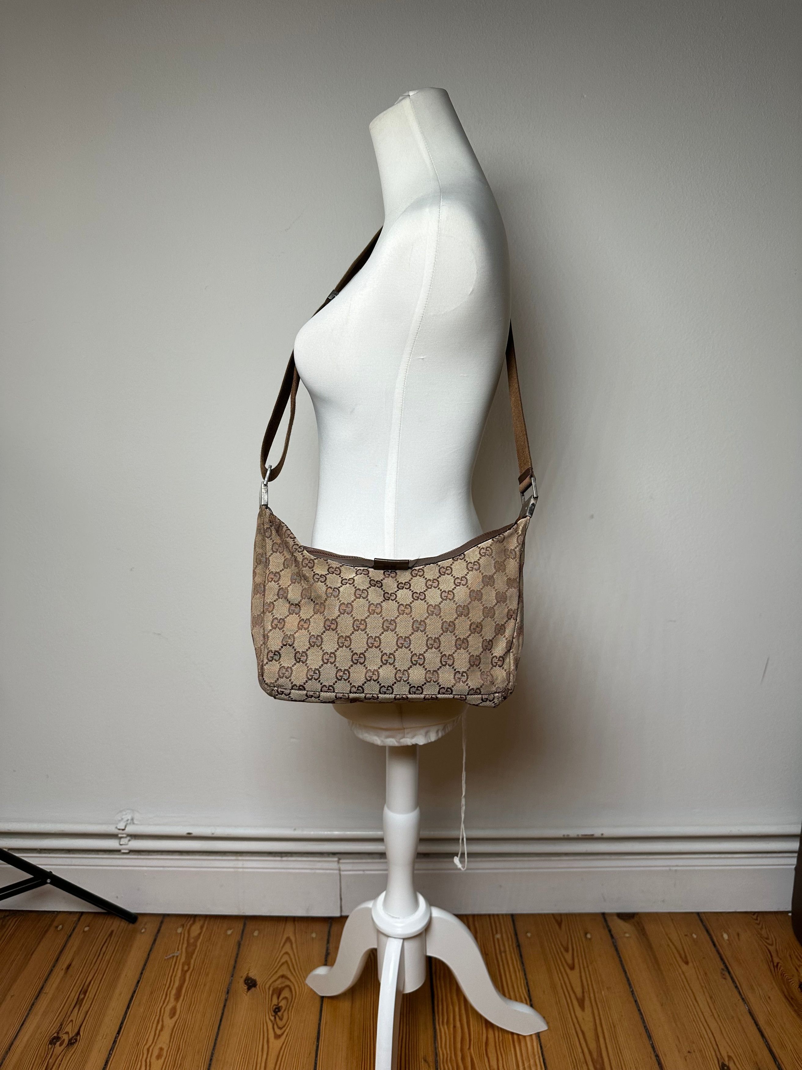 Gucci Vintage Monogram Multiway Bag Beige Brown Size ONE SIZE - 4 Thumbnail